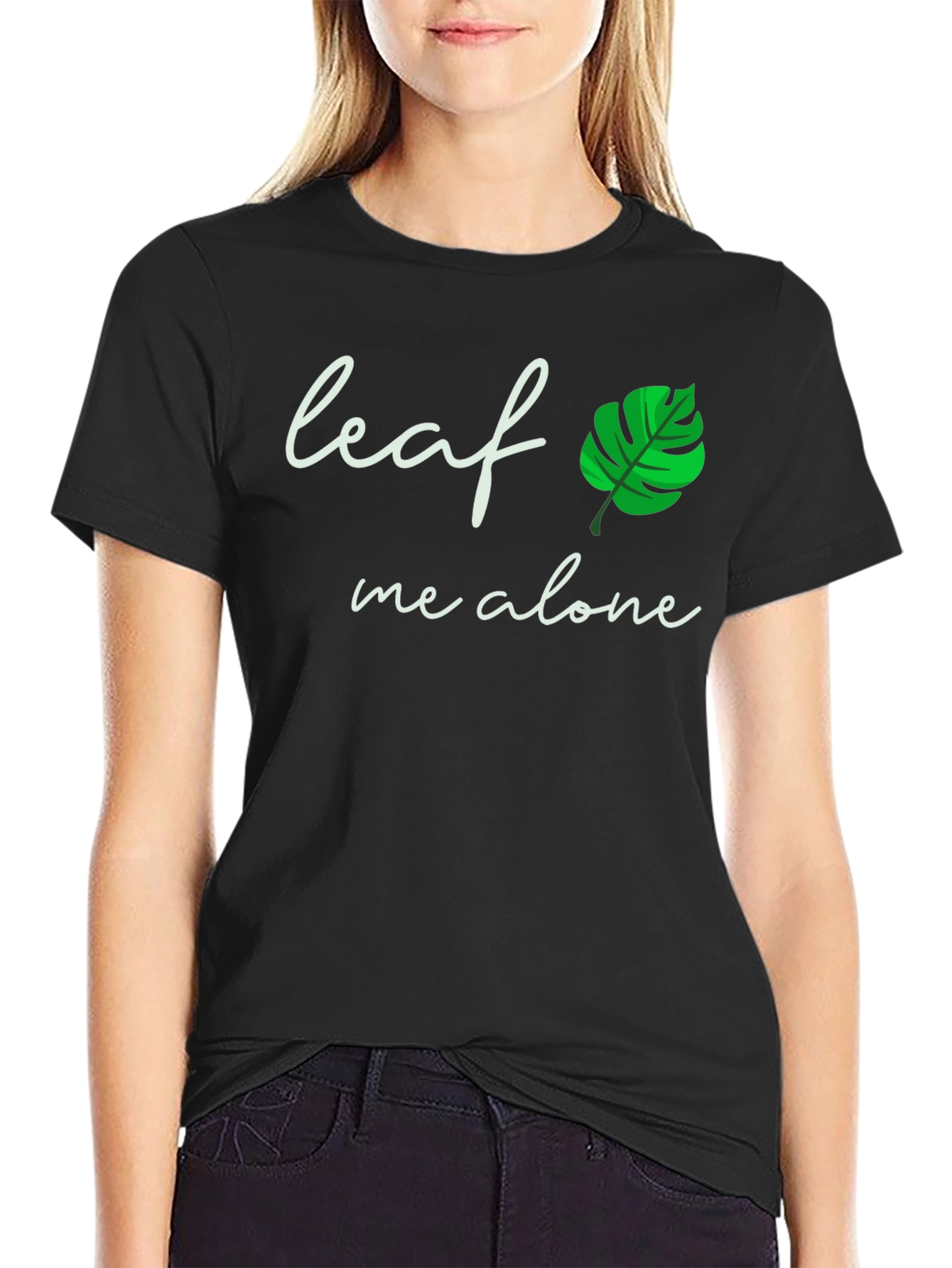 Leaf Me Alone T-Shirt - Funny Plant Lover Tee