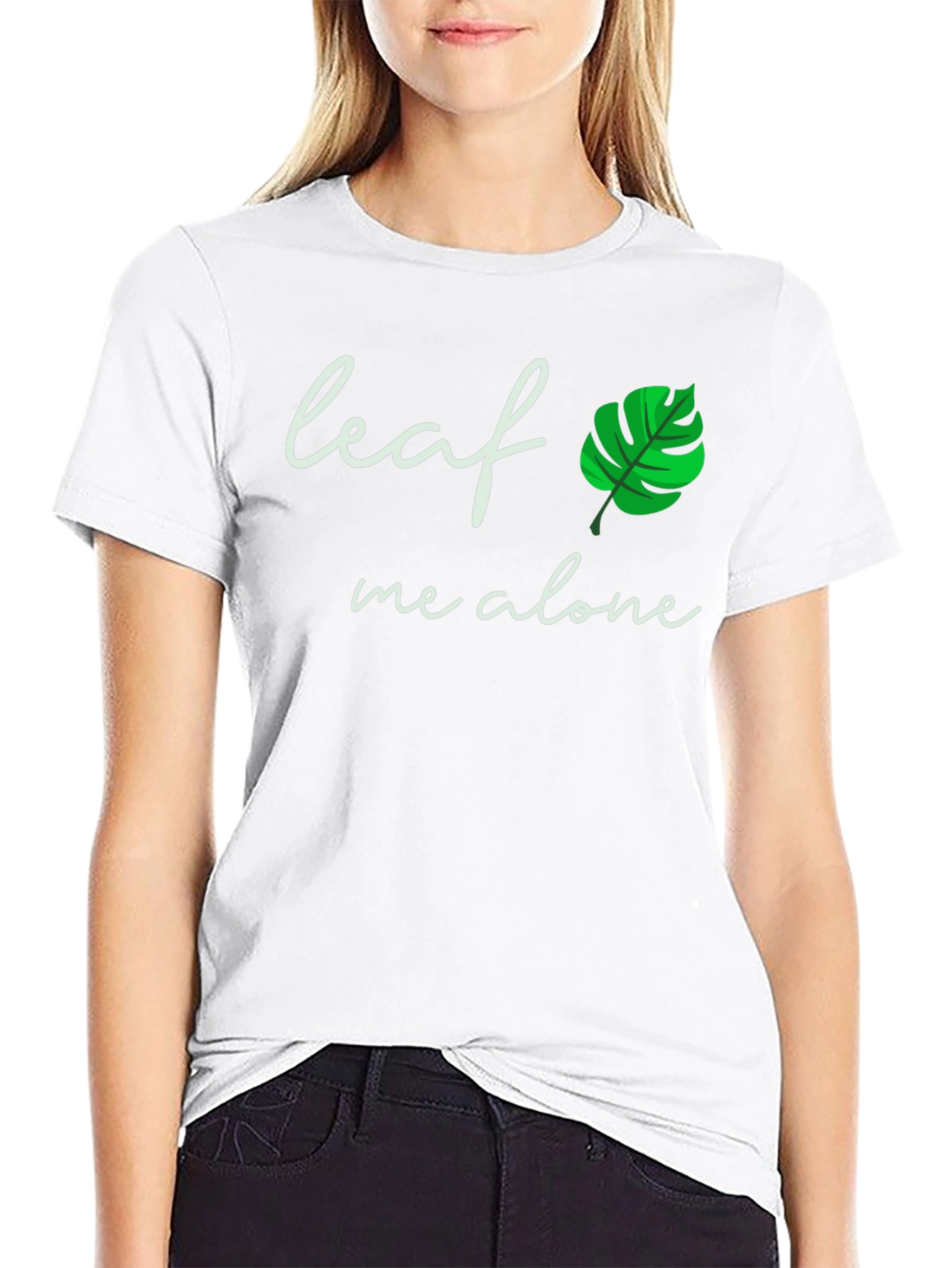 Leaf Me Alone T-Shirt - Funny Plant Lover Tee