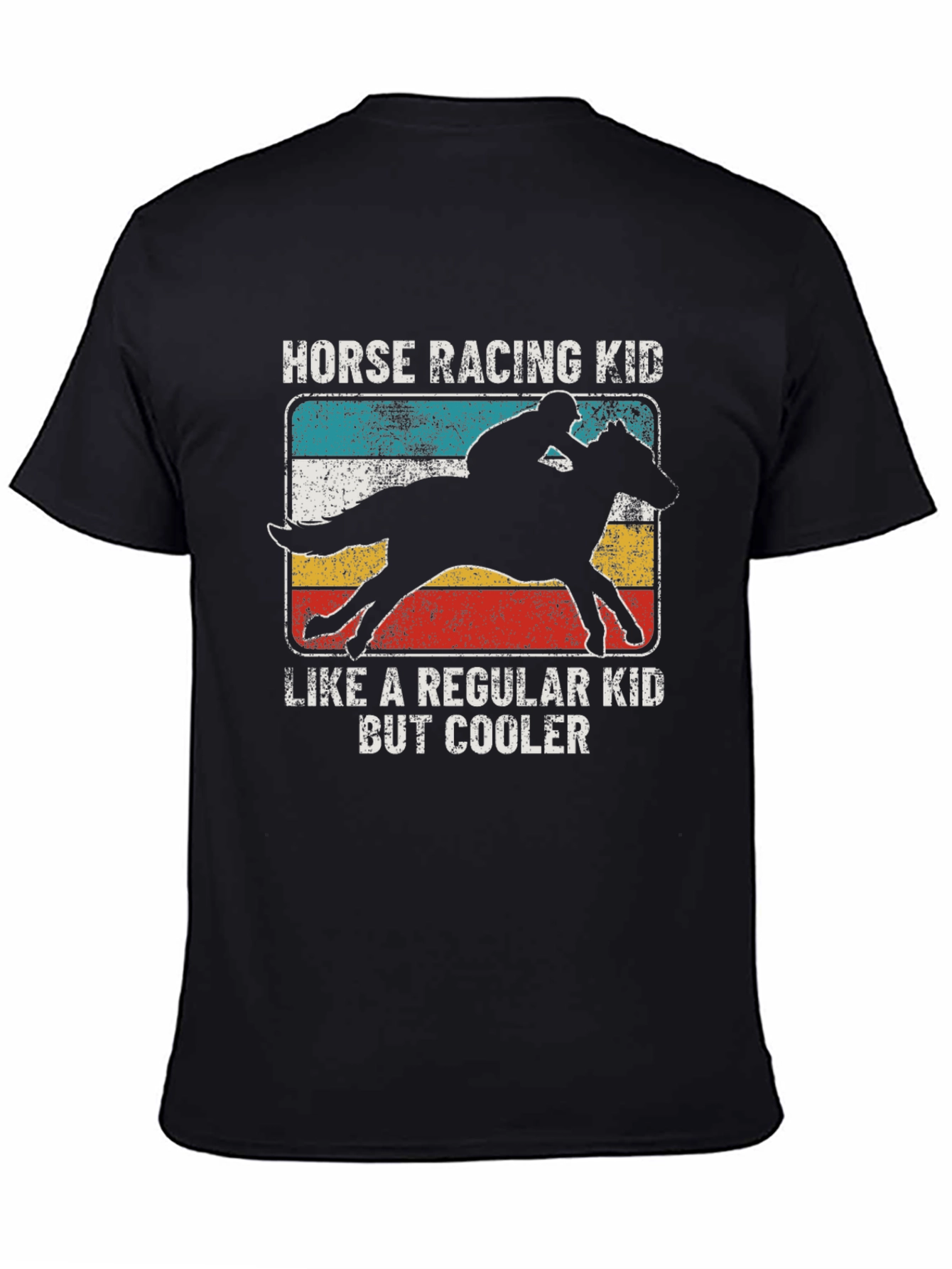 Horse Racing Kid T-Shirt - Cool Equestrian Tee