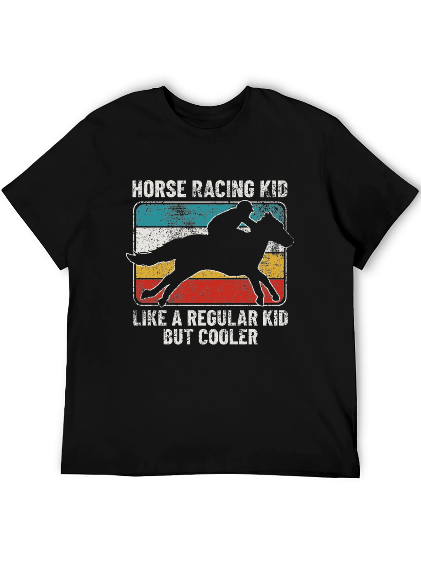 Horse Racing Kid T-Shirt - Cool Equestrian Tee