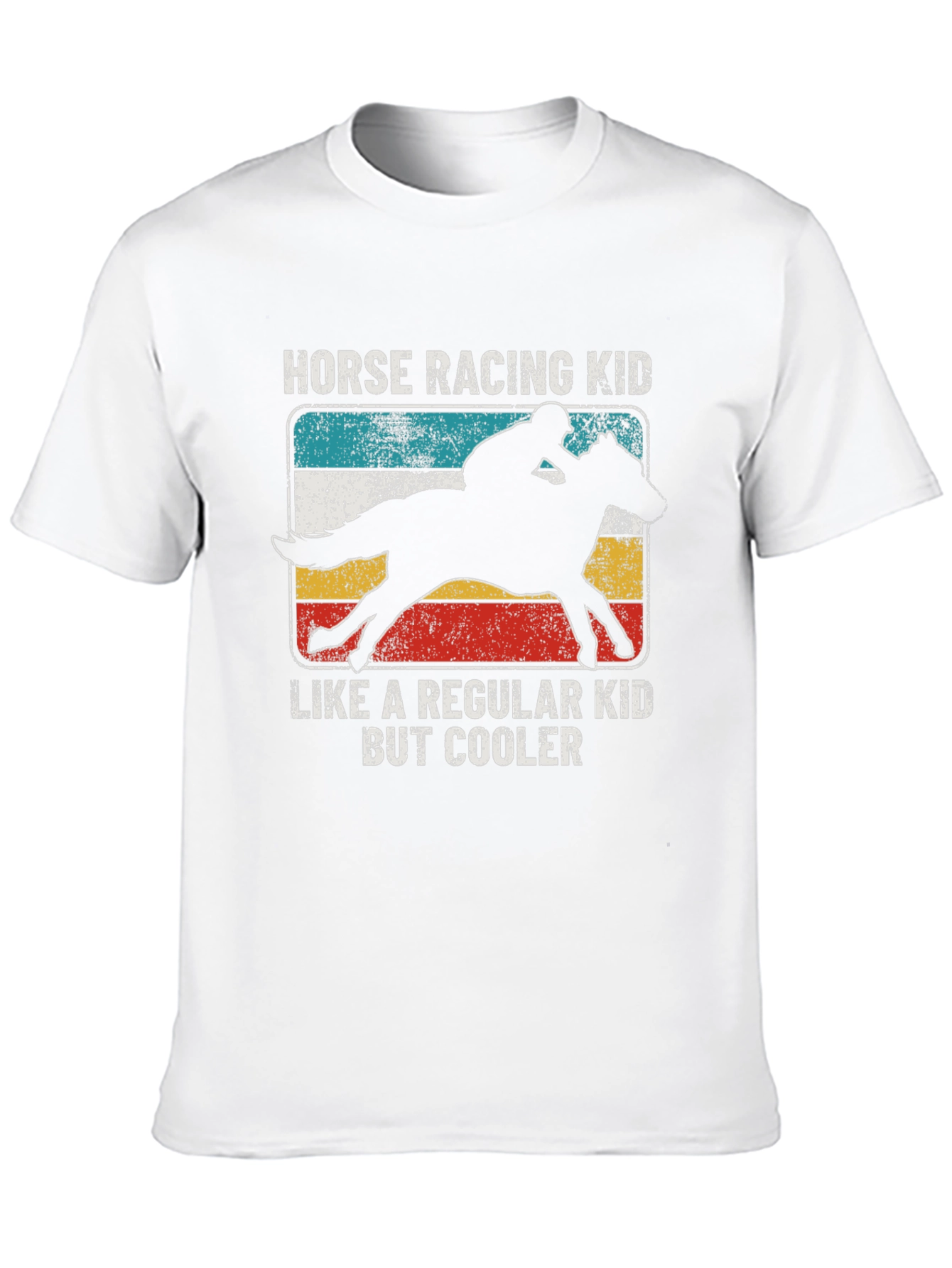 Horse Racing Kid T-Shirt - Cool Equestrian Tee