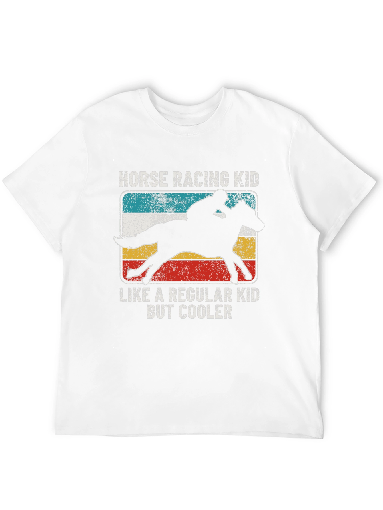 Horse Racing Kid T-Shirt - Cool Equestrian Tee