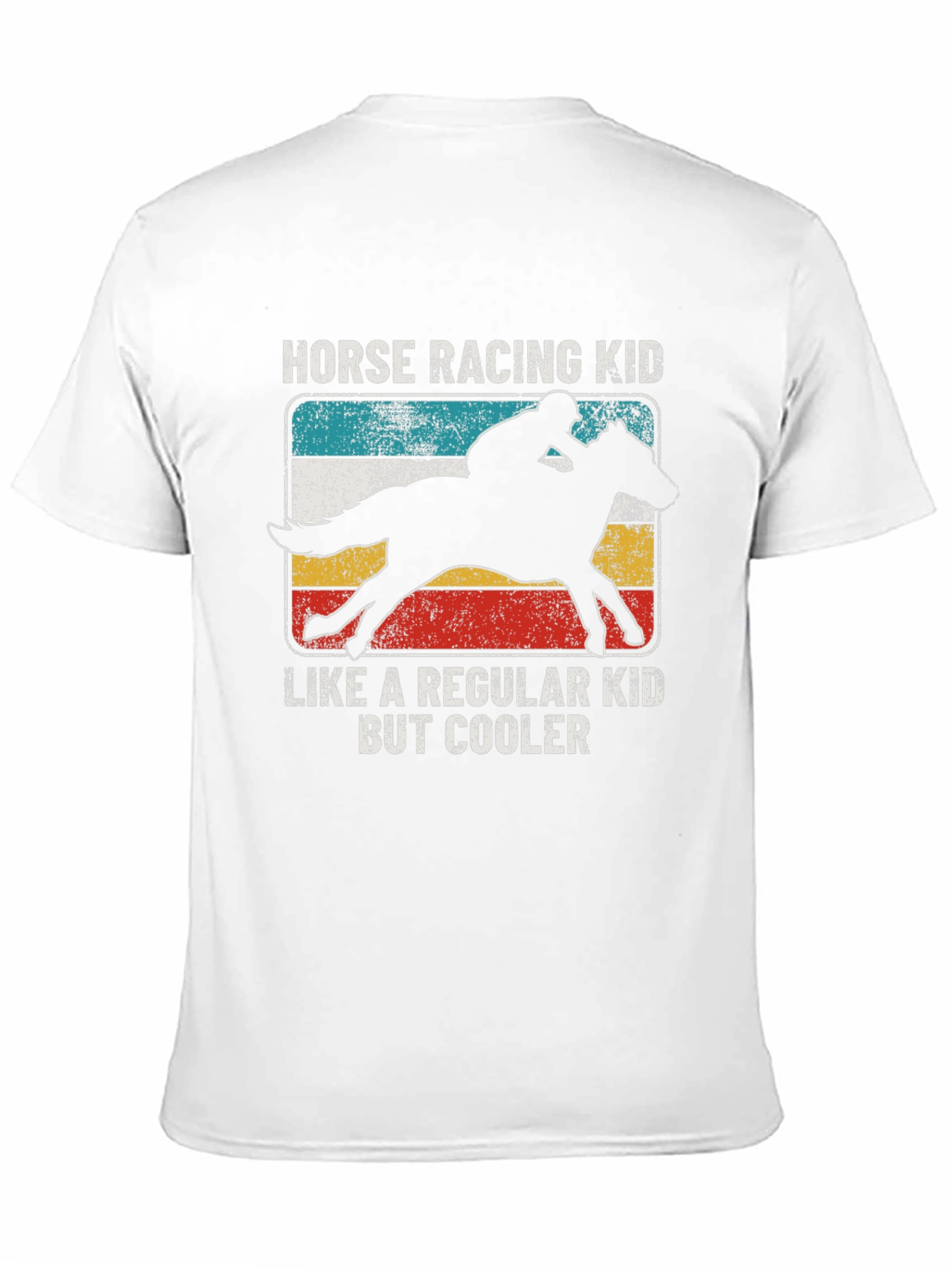 Horse Racing Kid T-Shirt - Cool Equestrian Tee