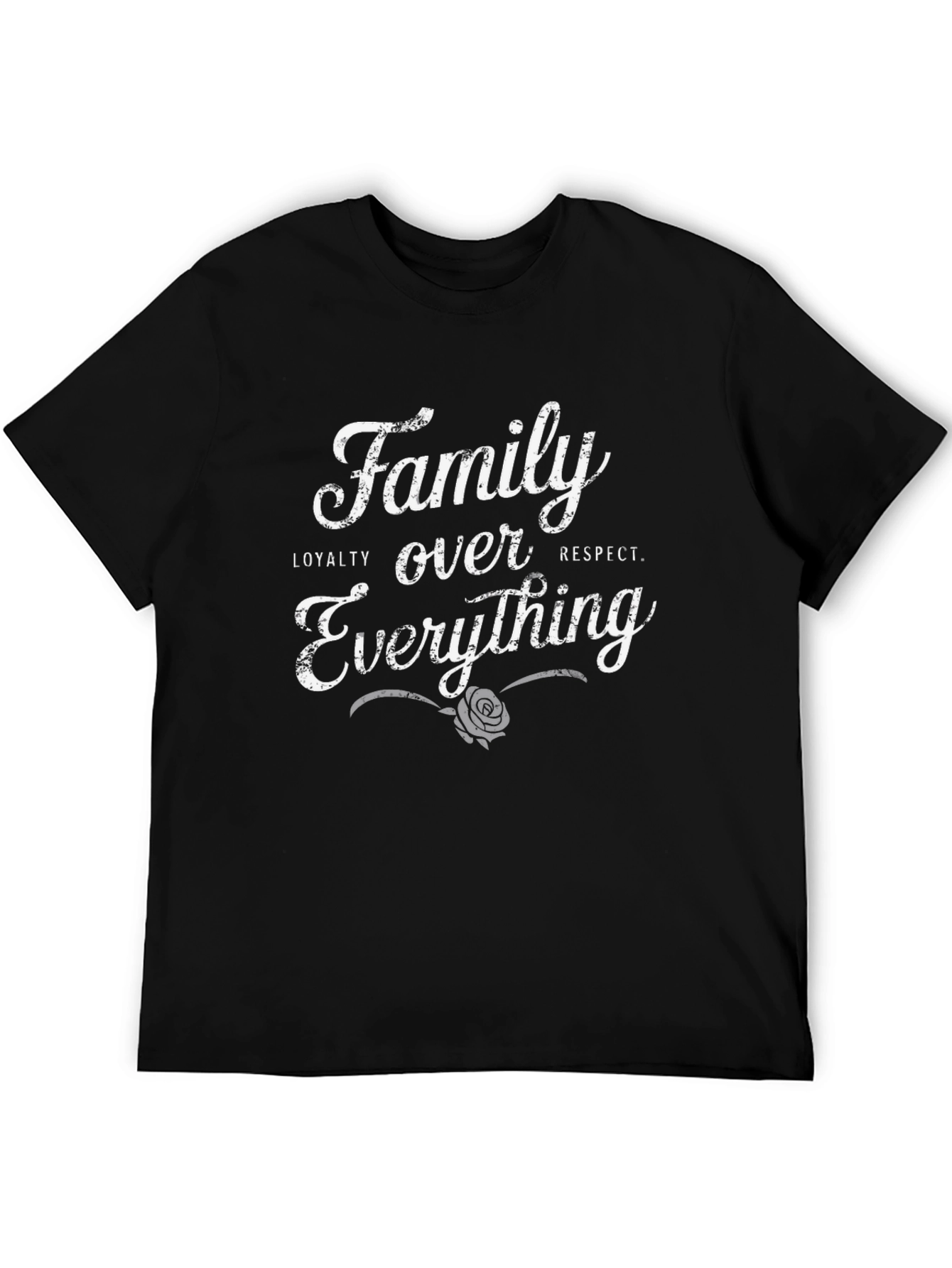 Family Over Everything Graphic Tee - Loyalty & Respect
