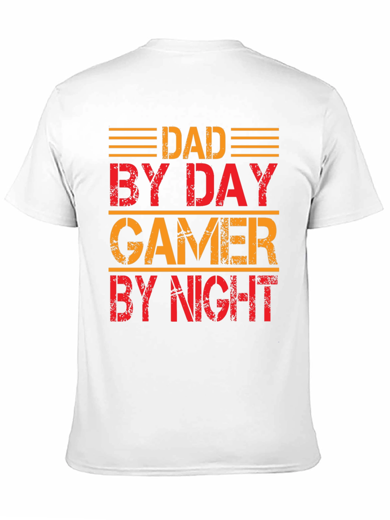 Dad By Day Gamer By Night Graphic T-Shirt