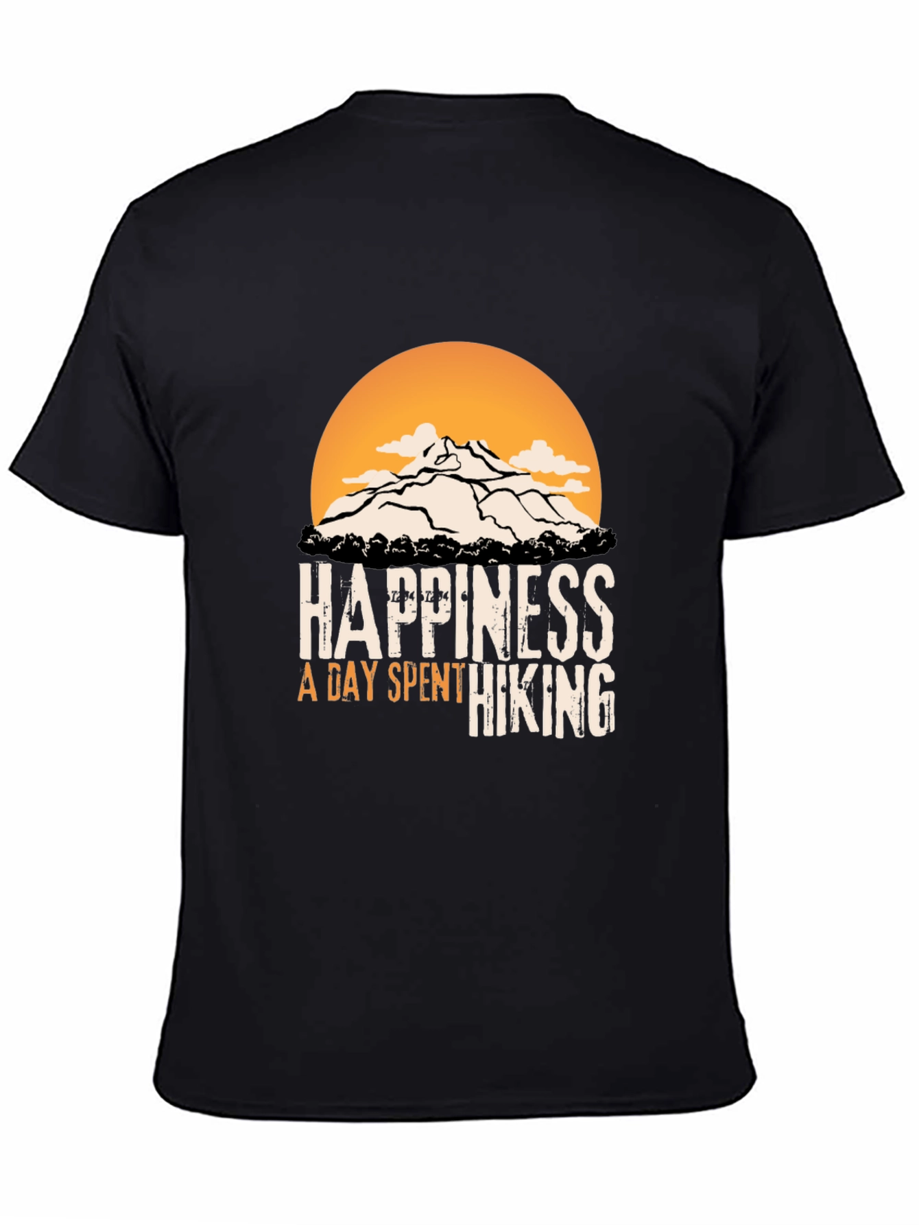 Hiking Adventure T-Shirt - Happiness Is Hiking Design