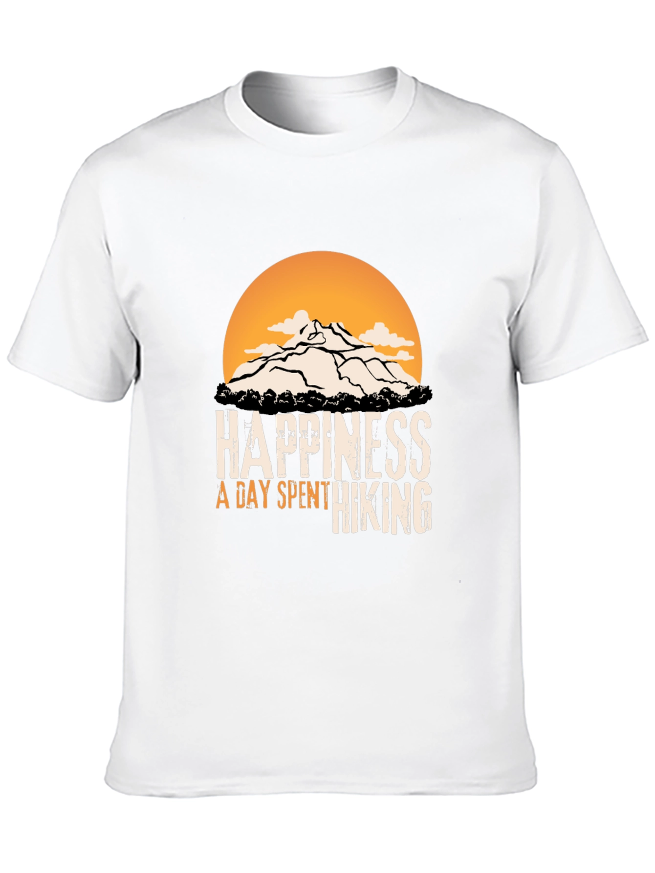 Hiking Adventure T-Shirt - Happiness Is Hiking Design
