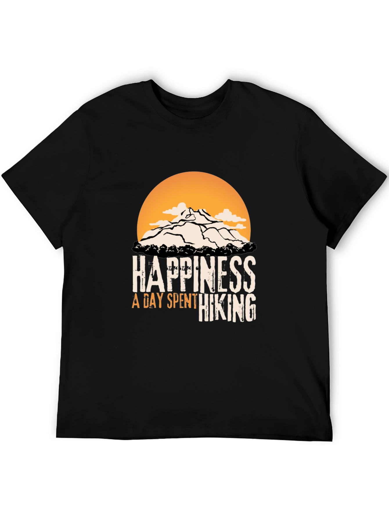 Hiking Adventure T-Shirt - Happiness Is Hiking Design