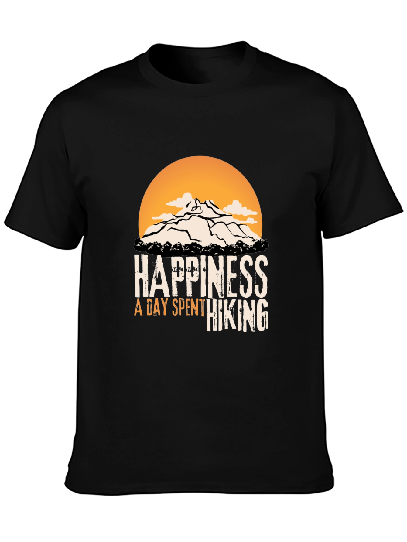 Hiking Adventure T-Shirt - Happiness Is Hiking Design