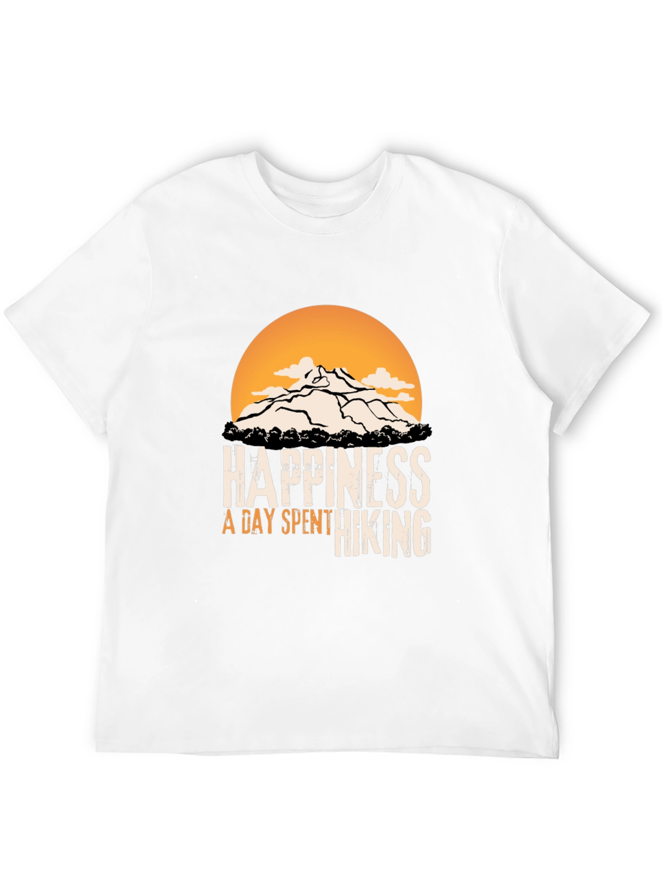 Hiking Adventure T-Shirt - Happiness Is Hiking Design