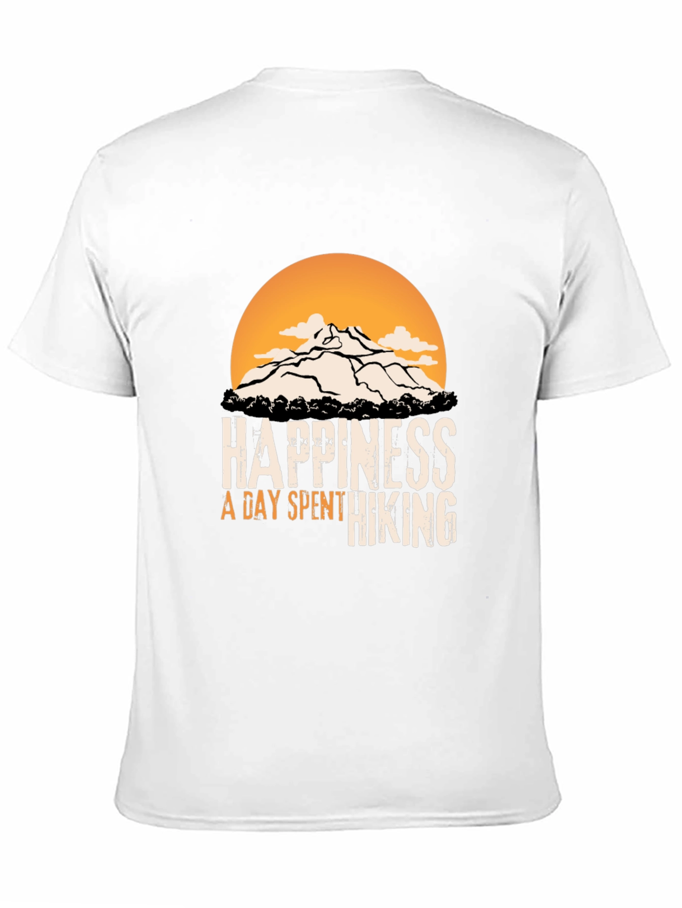 Hiking Adventure T-Shirt - Happiness Is Hiking Design