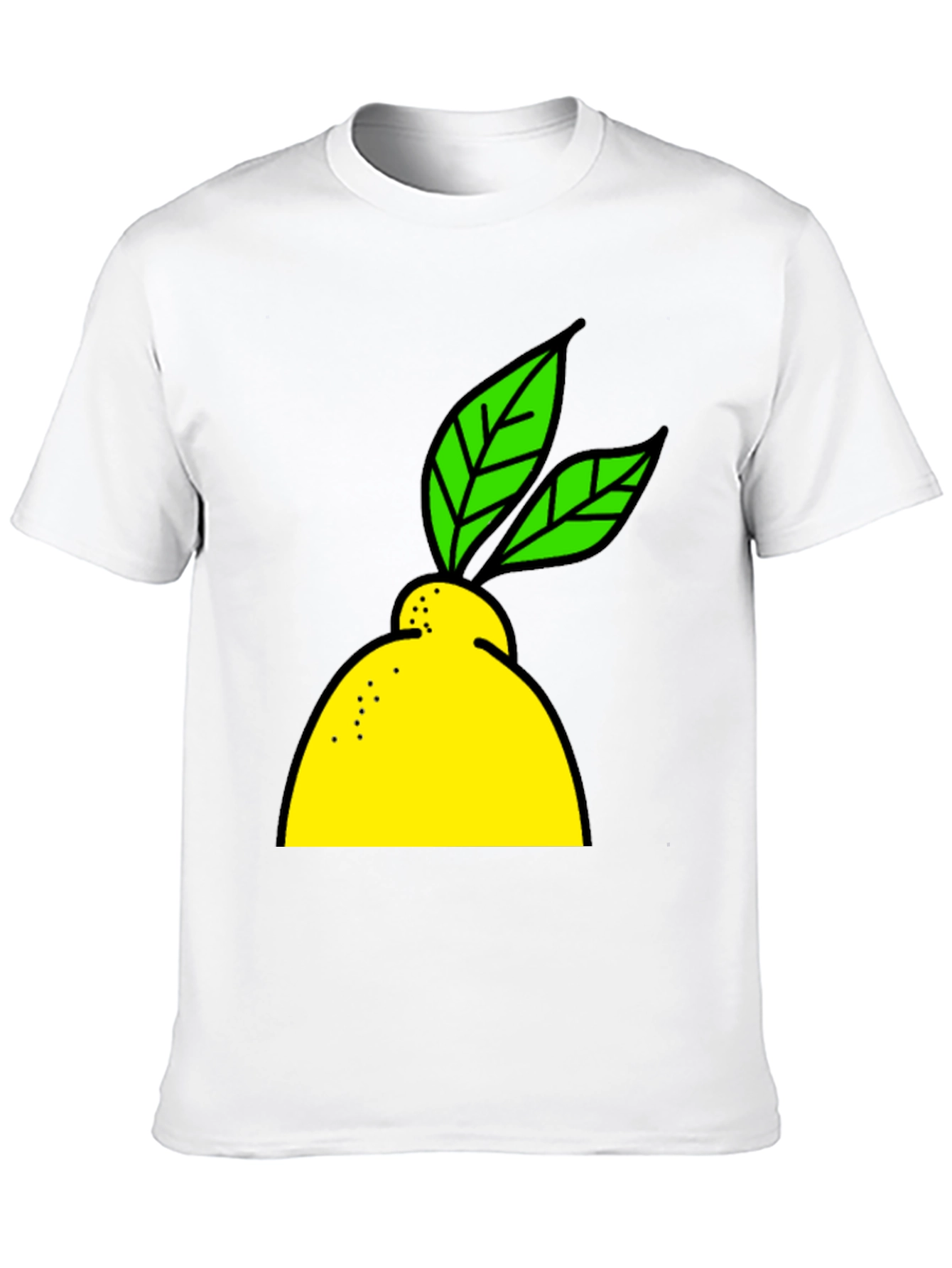 Lemon Graphic Black T-Shirt - Fresh Style