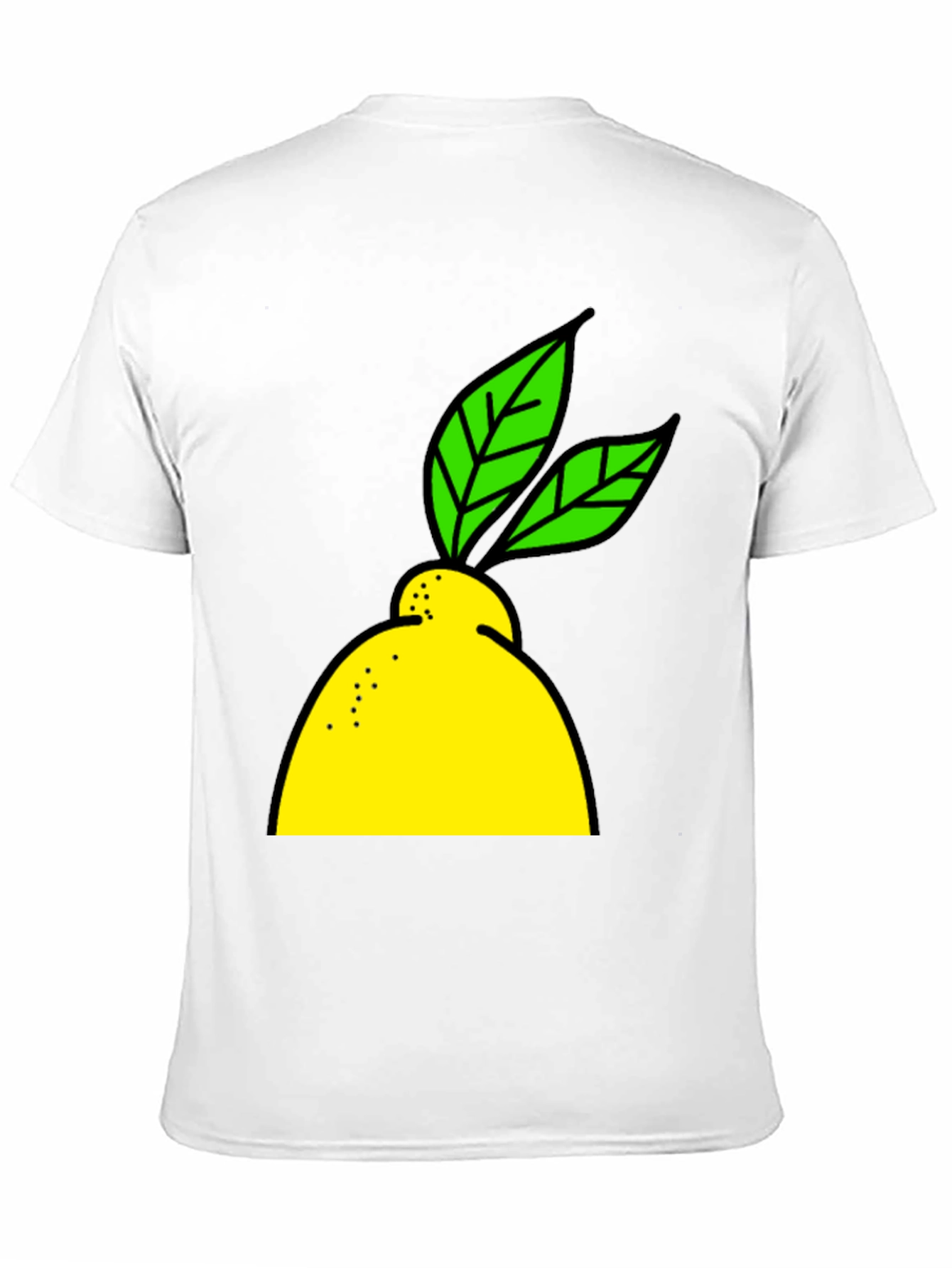 Lemon Graphic Black T-Shirt - Fresh Style