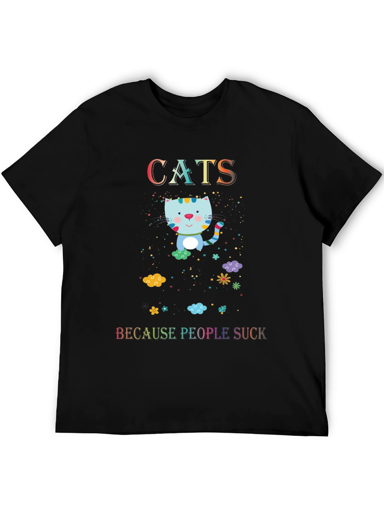 Cats Because People Suck T-Shirt