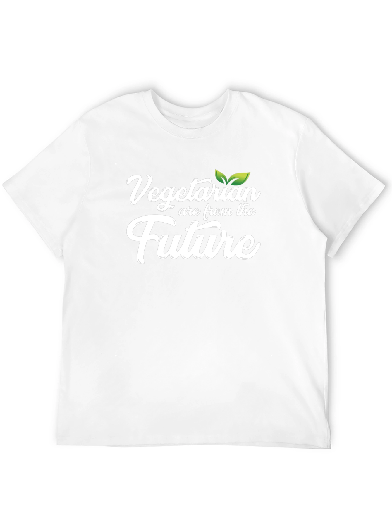 Vegetarian Future Black Graphic T-Shirt
