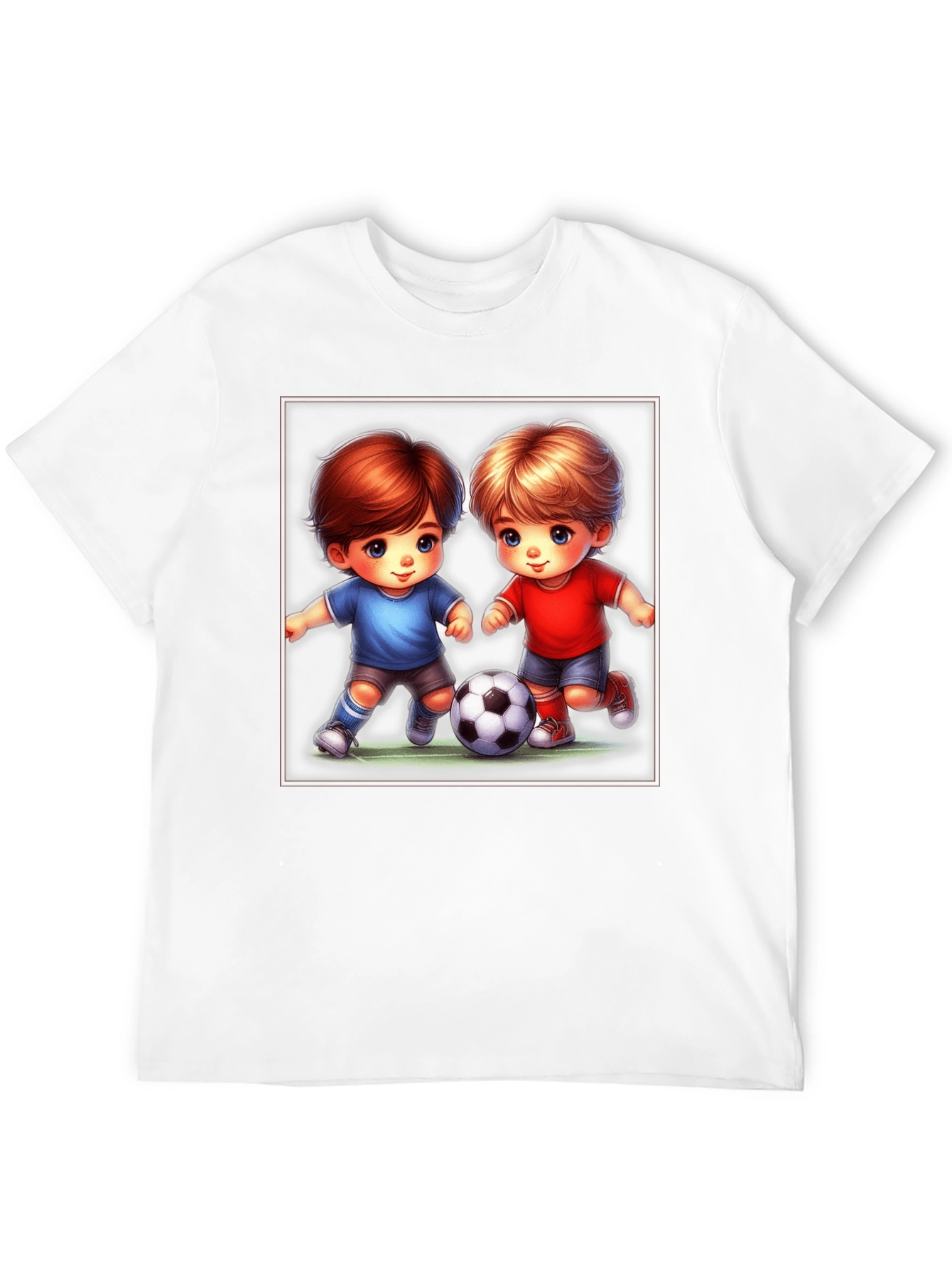 Cartoon Soccer Kids T-Shirt