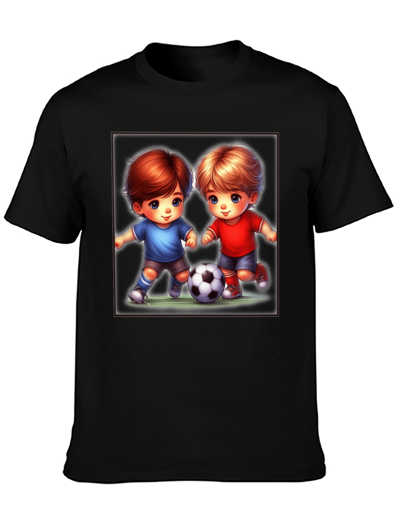 Cartoon Soccer Kids T-Shirt