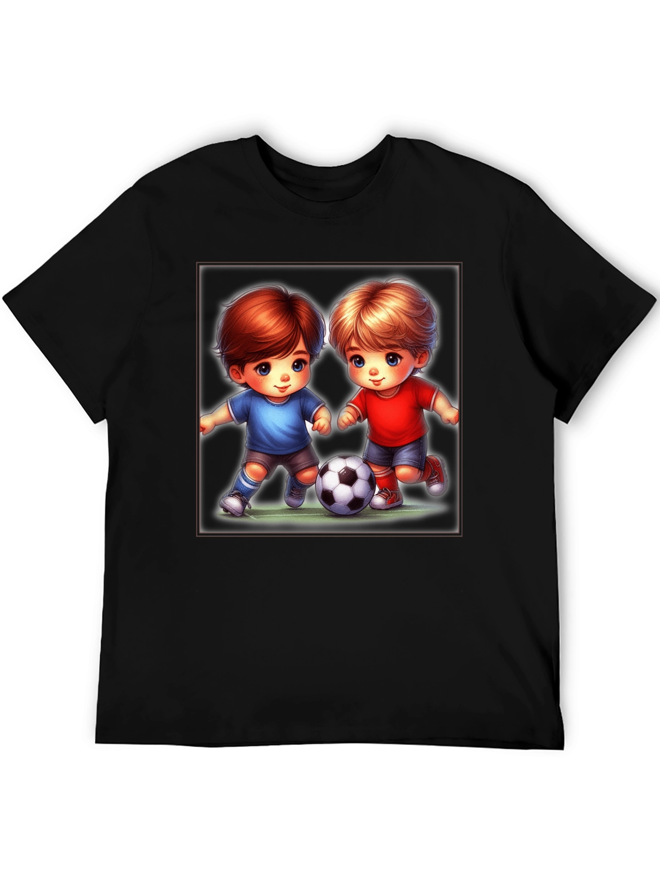 Cartoon Soccer Kids T-Shirt