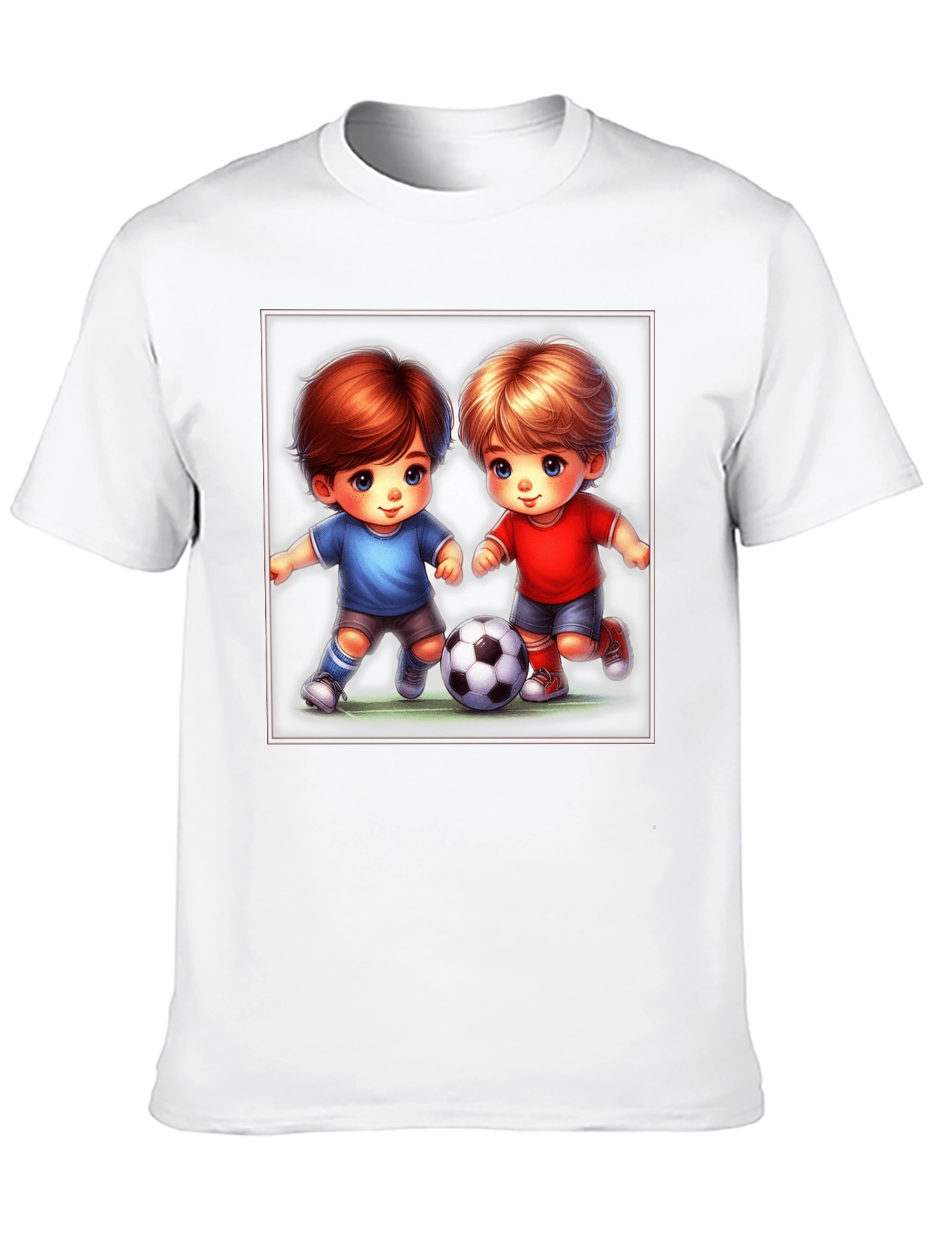 Cartoon Soccer Kids T-Shirt