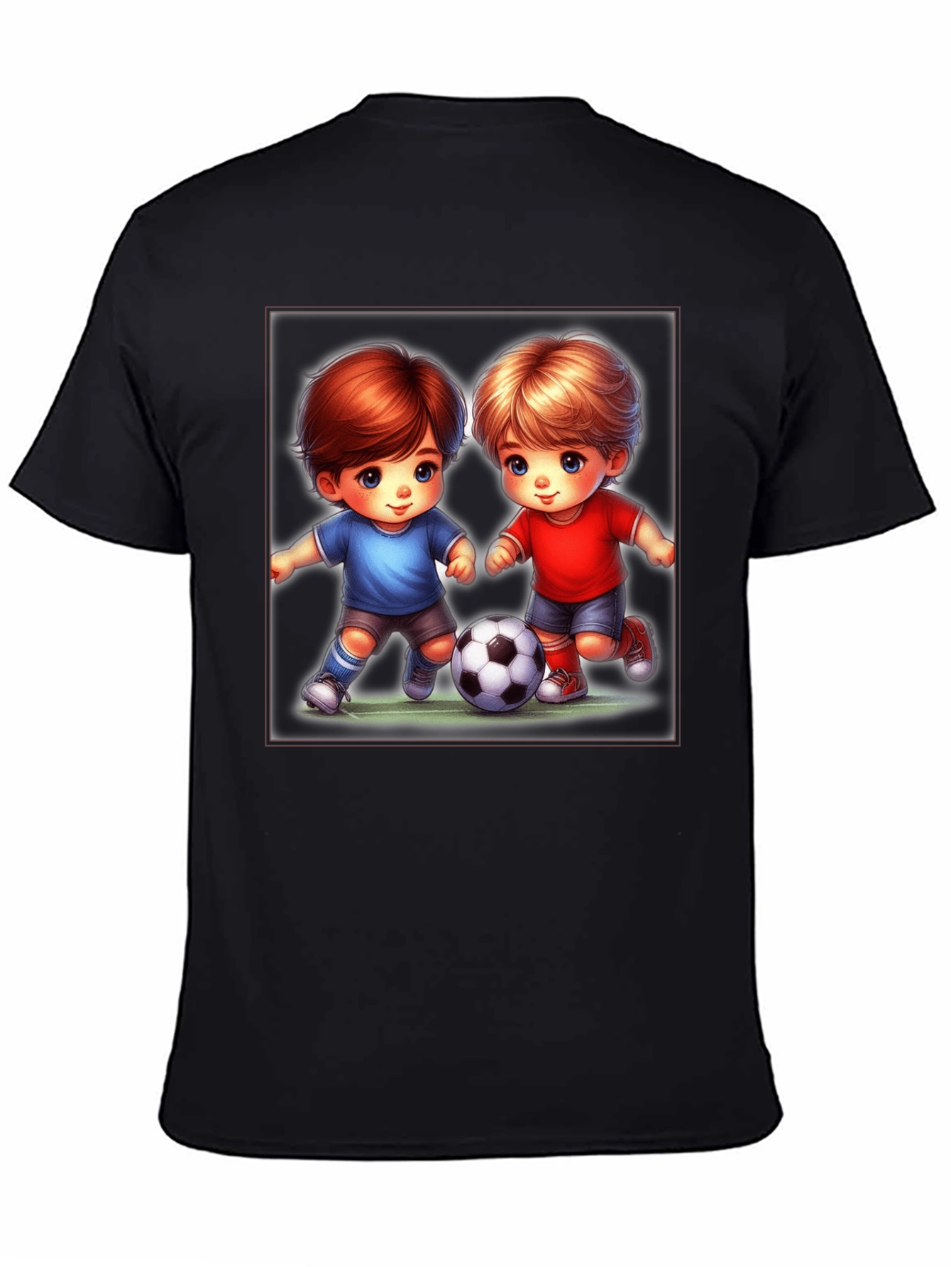 Cartoon Soccer Kids T-Shirt