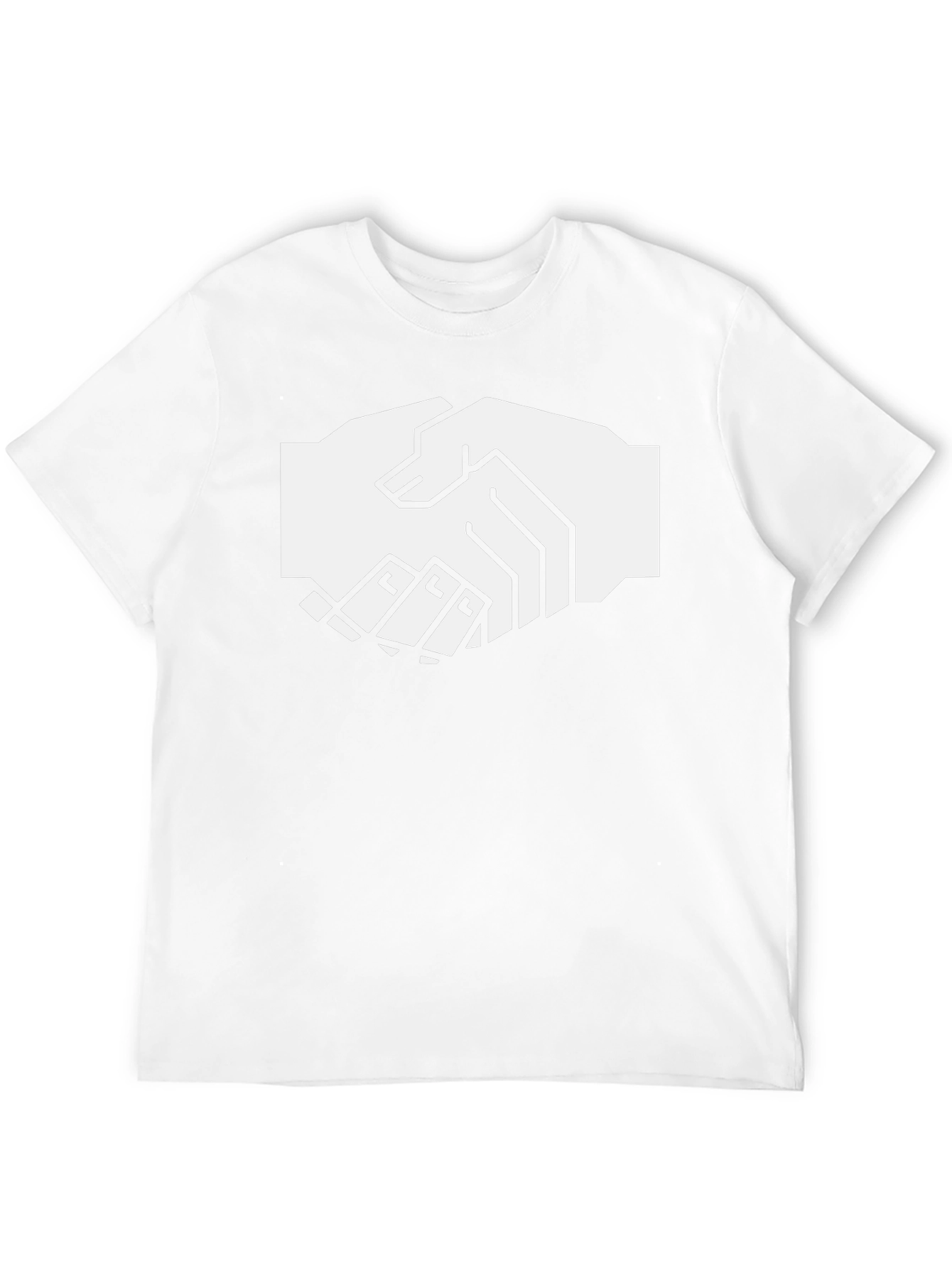 Handshake Graphic Black T-Shirt