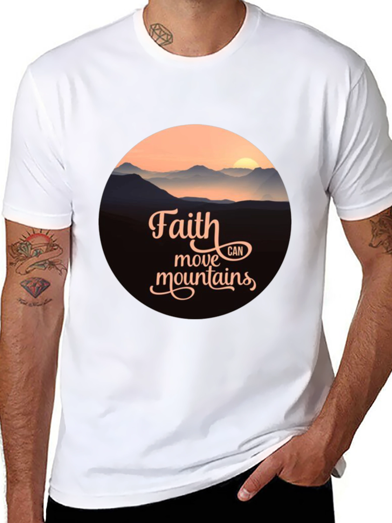 Faith Can Move Mountains Graphic Tee