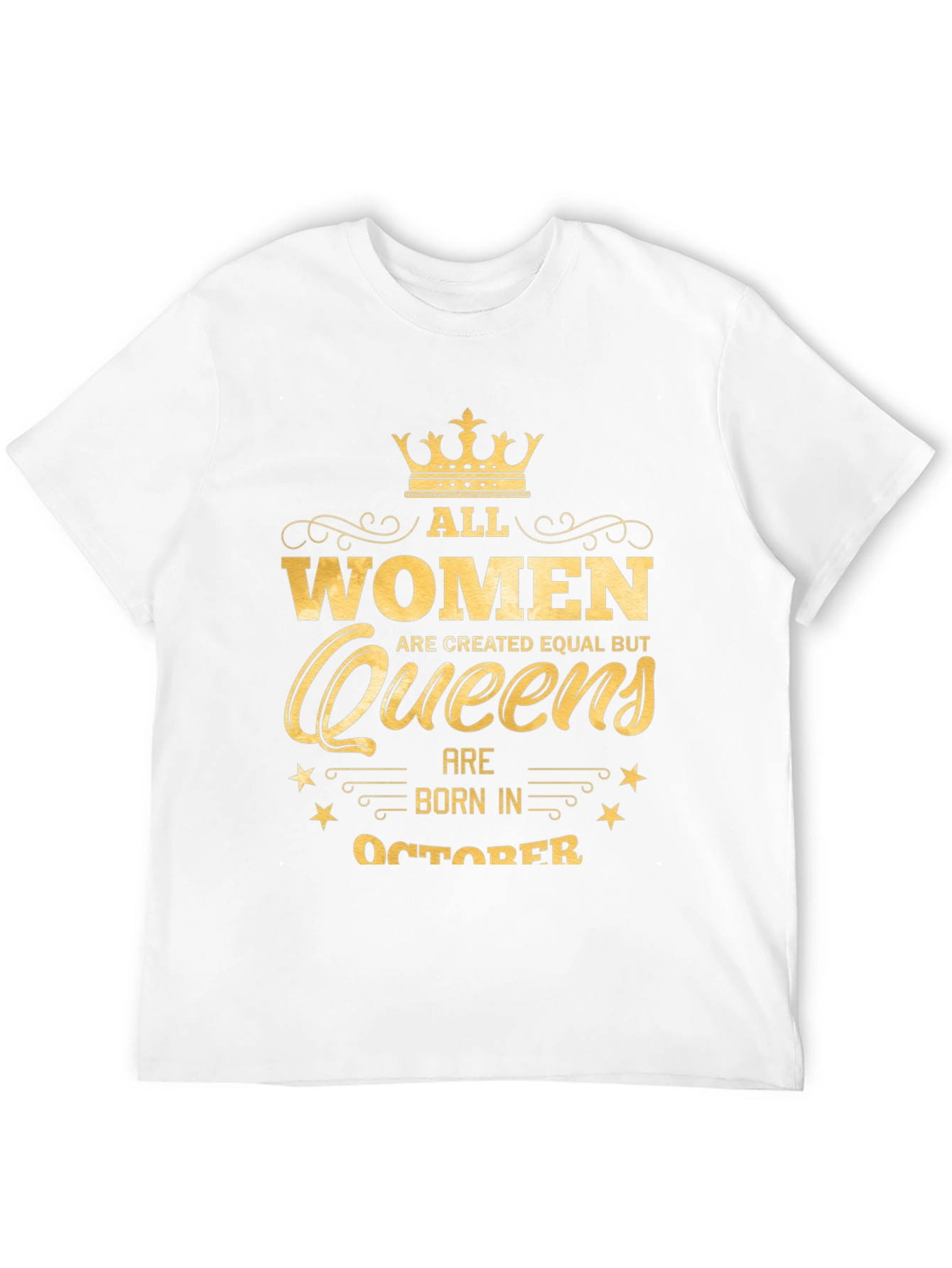 Queens Born in October - Graphic T-Shirt