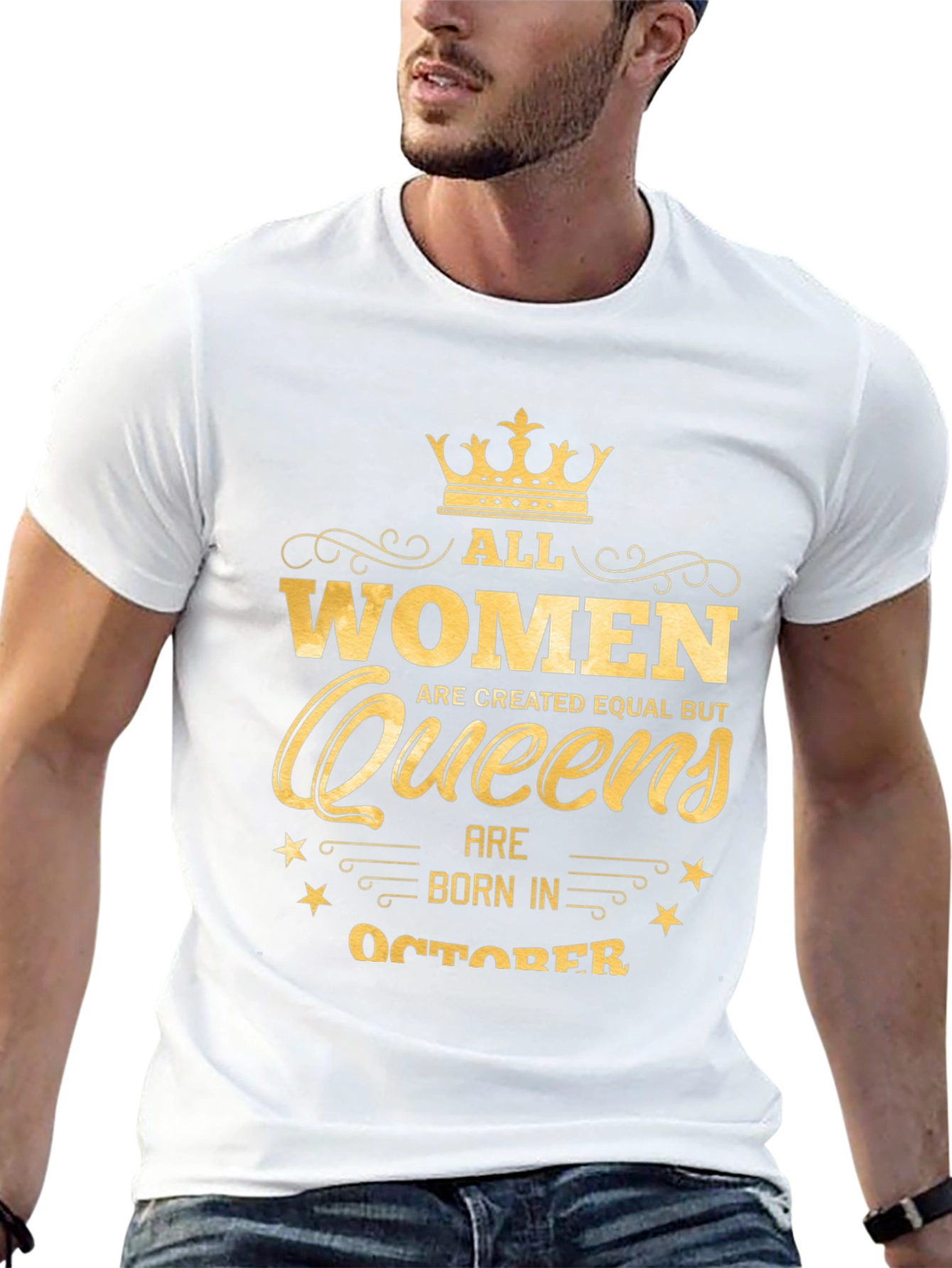 Queens Born in October - Graphic T-Shirt