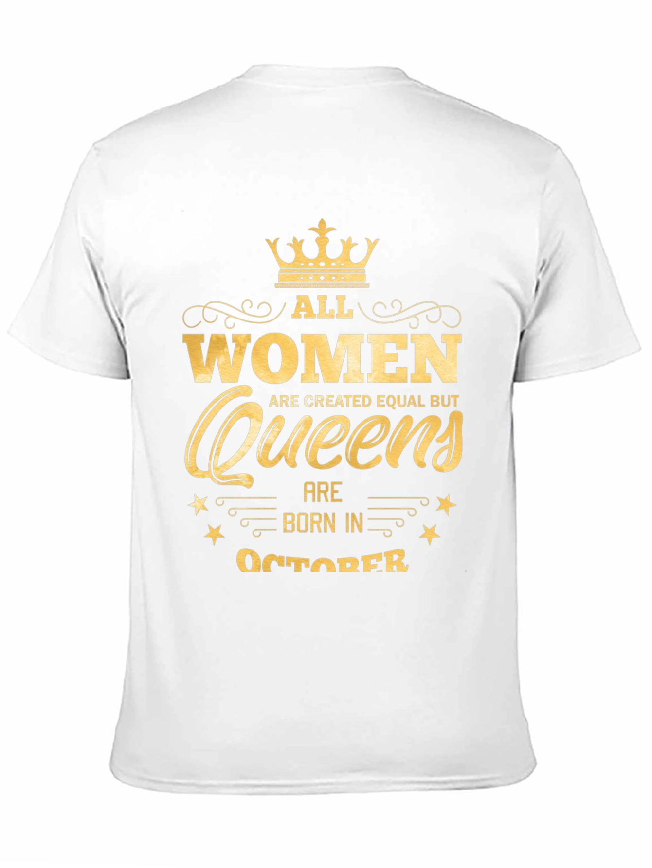 Queens Born in October - Graphic T-Shirt