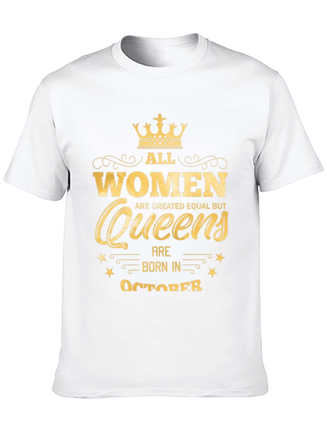 Queens Born in October - Graphic T-Shirt