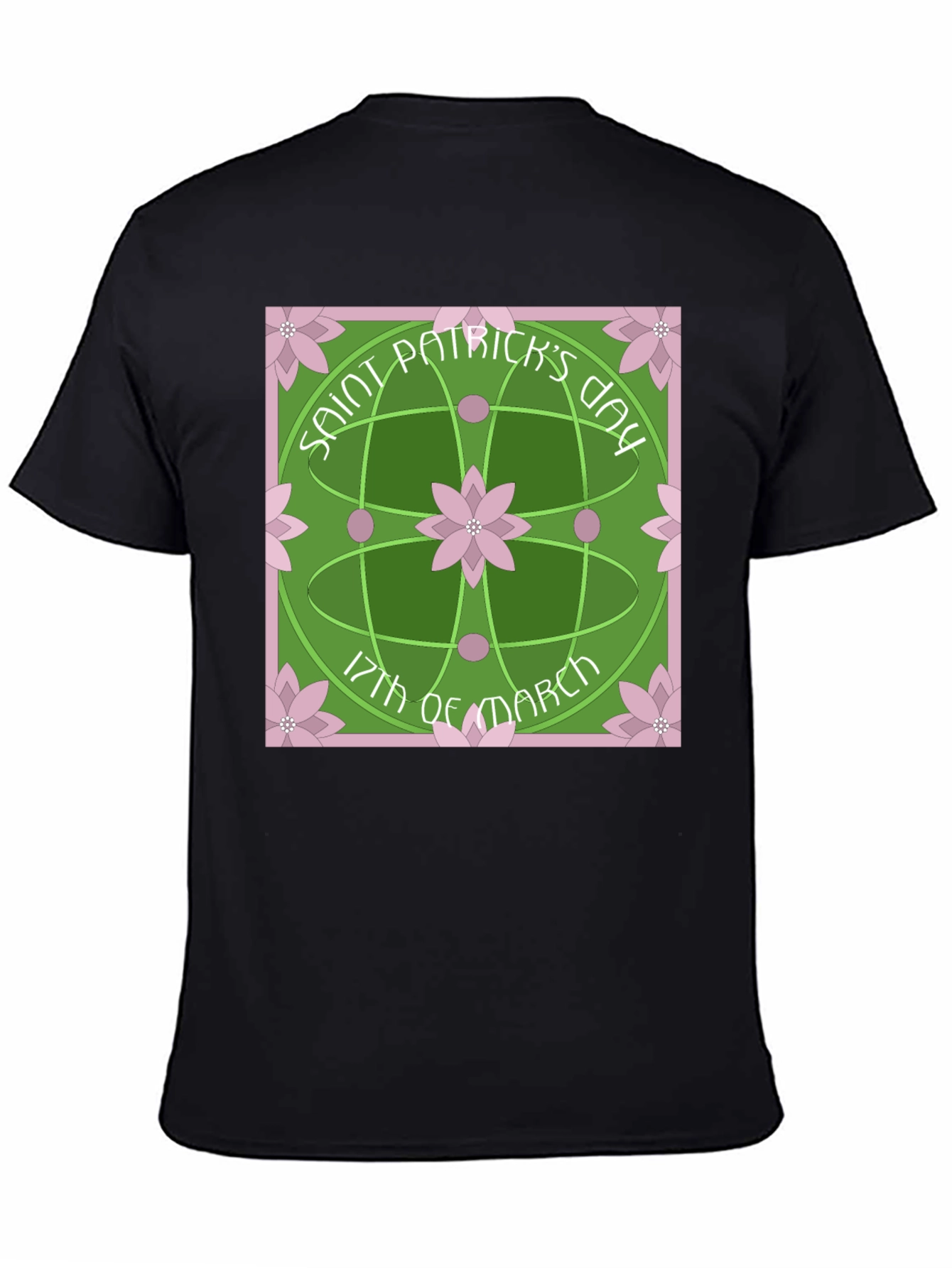 Saint Patricks Day Lotus Flower T-Shirt