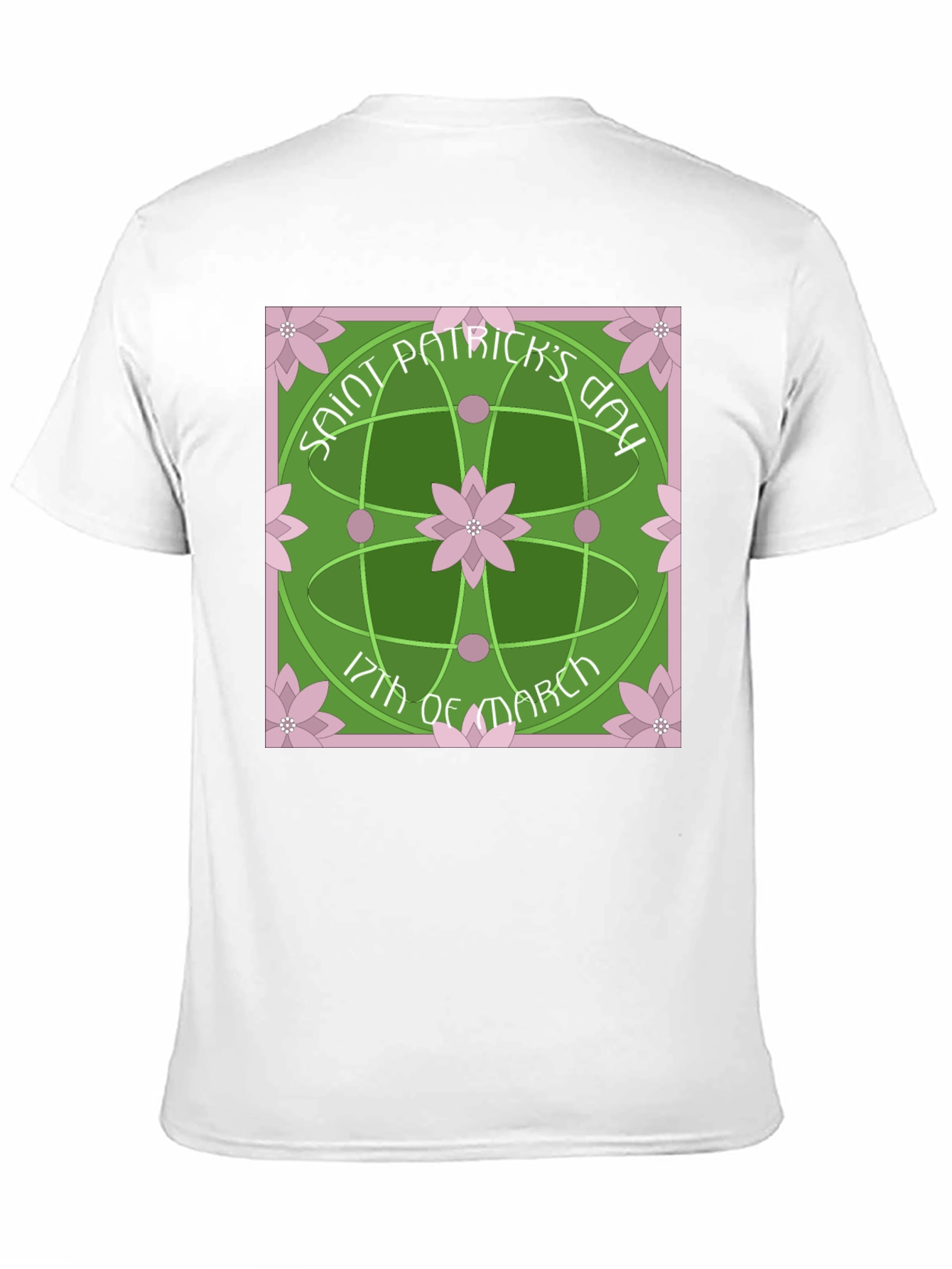 Saint Patricks Day Lotus Flower T-Shirt