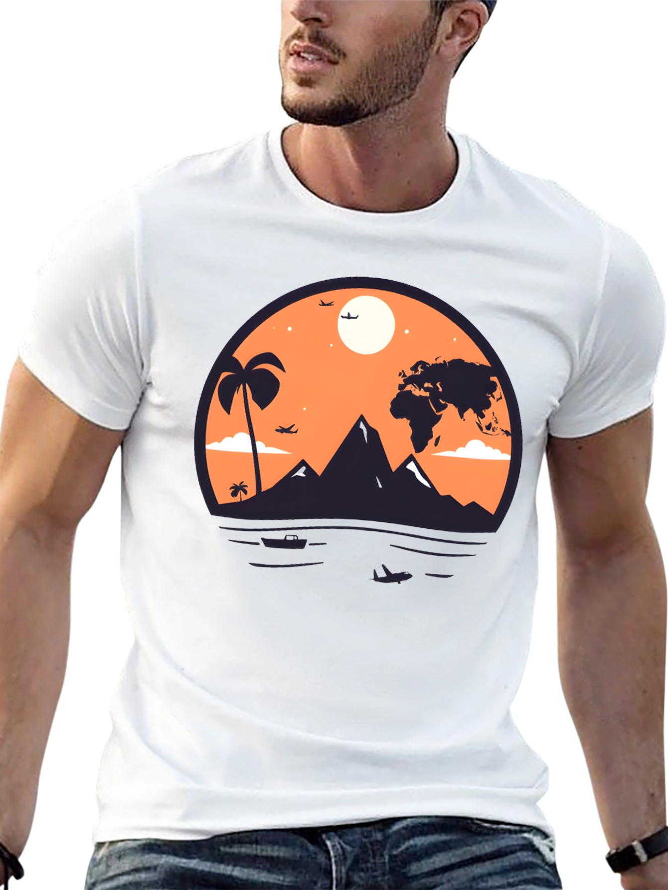 Global Adventure Black T-Shirt