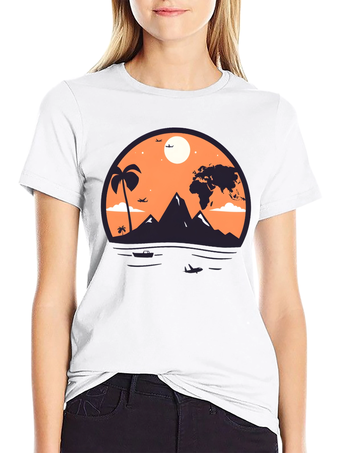 Global Adventure Black T-Shirt