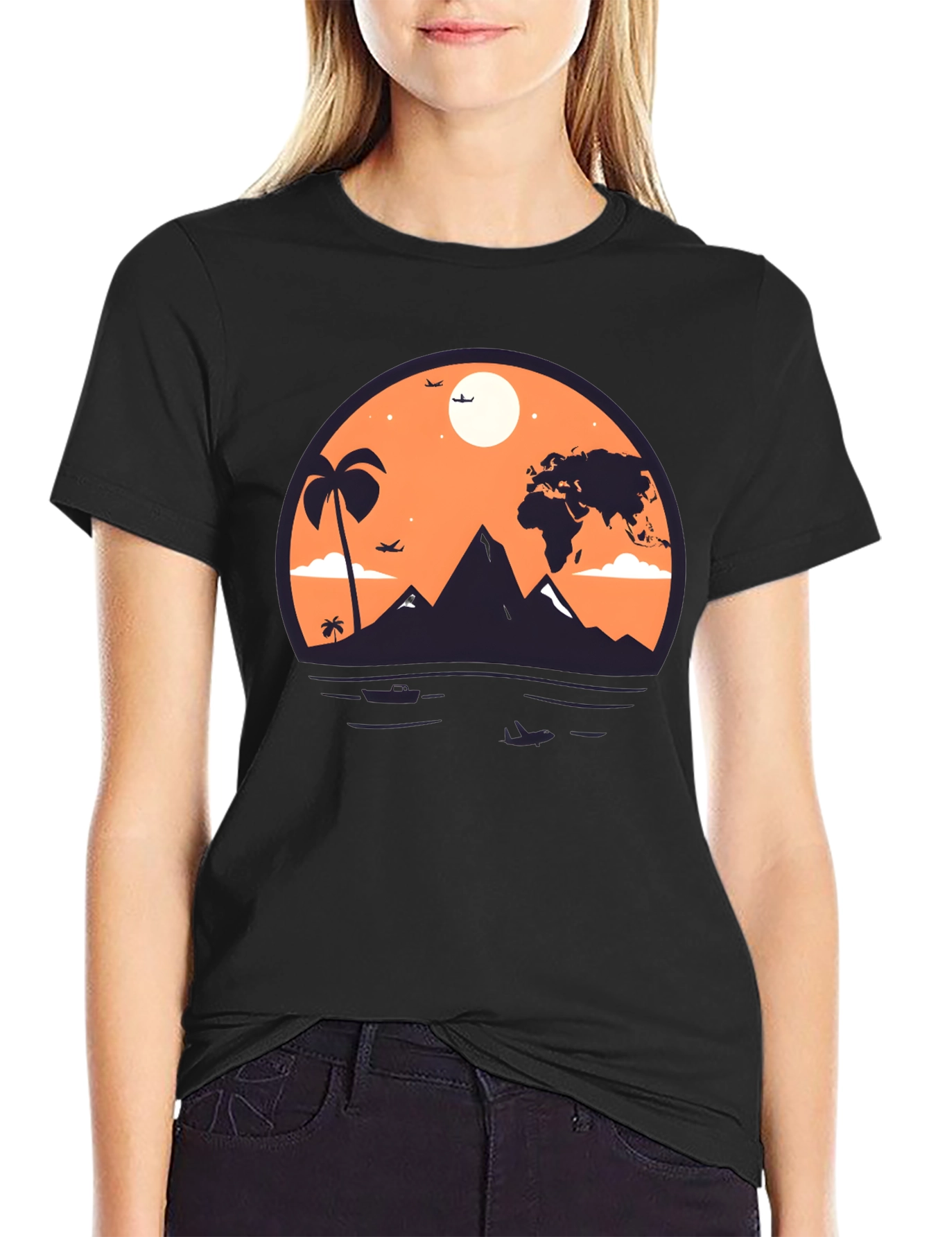 Global Adventure Black T-Shirt