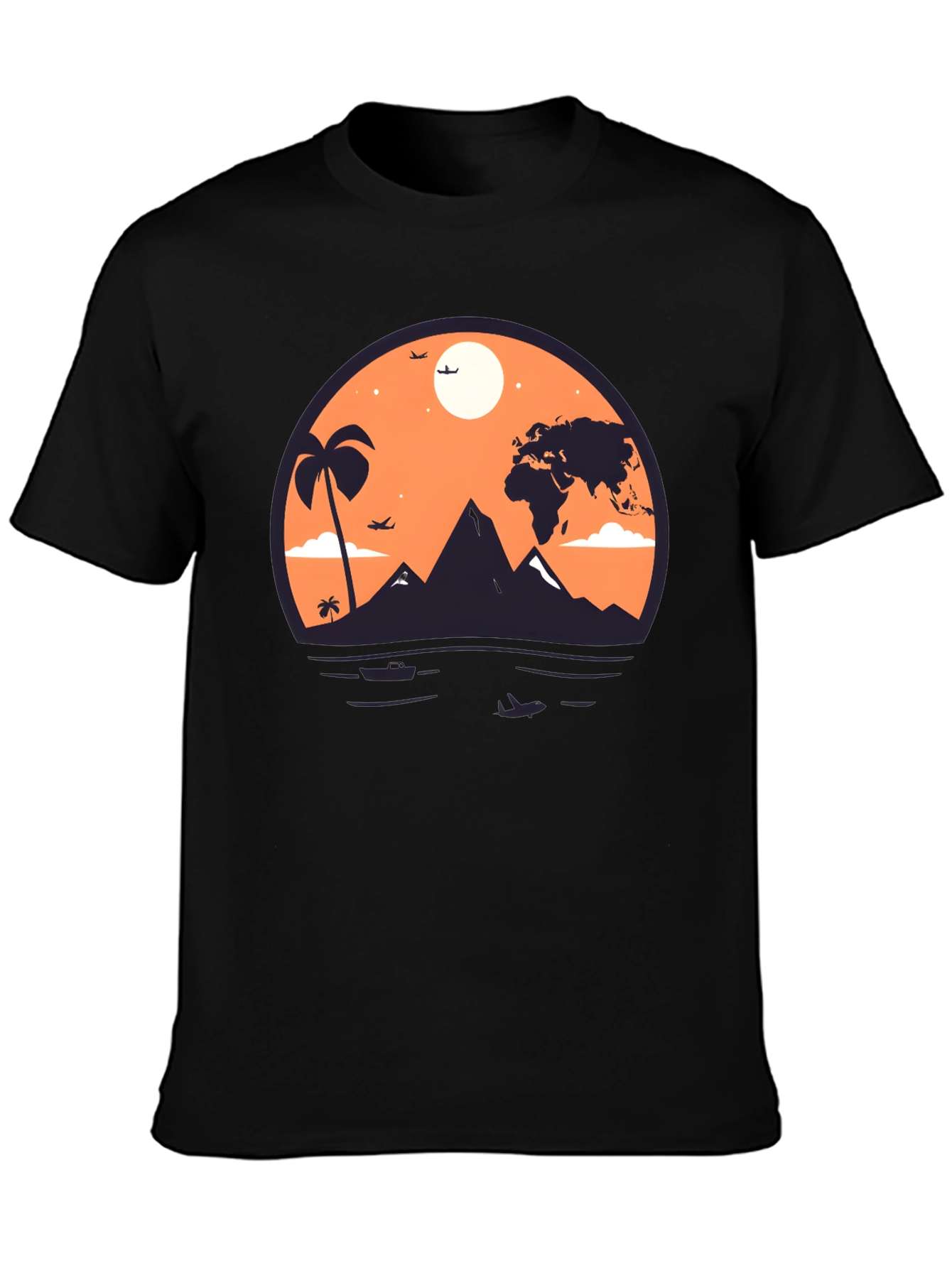 Global Adventure Black T-Shirt