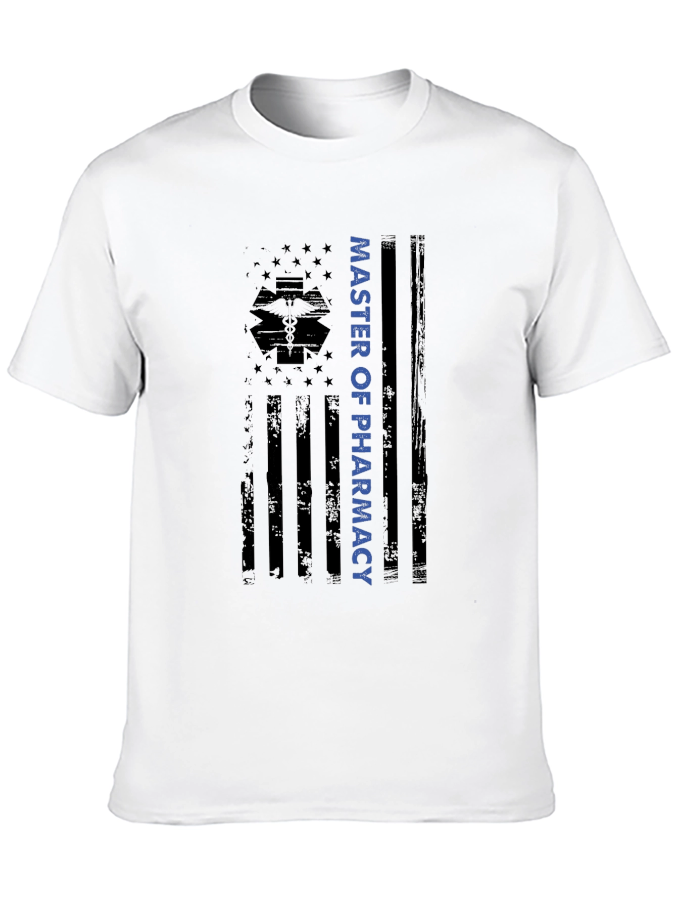 Master of Pharmacy American Flag Graphic Tee