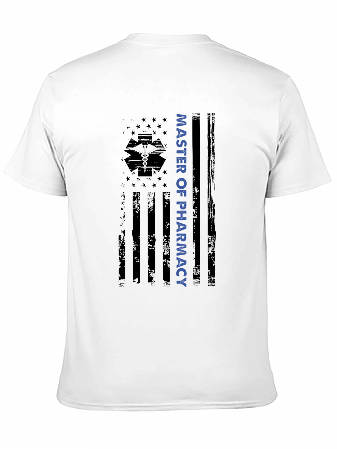 Master of Pharmacy American Flag Graphic Tee