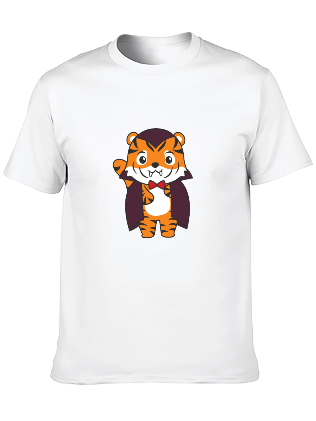 Cute Tiger Vampire Graphic T-Shirt