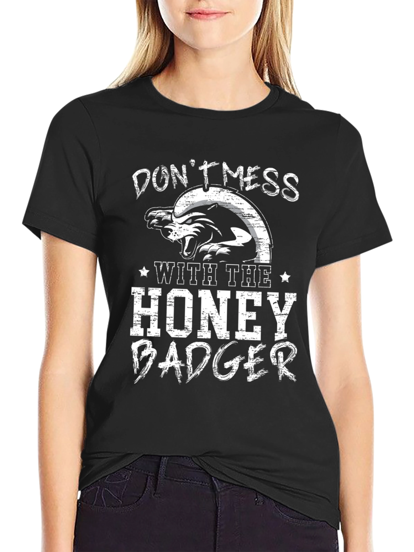 Dont Mess With The Honey Badger Graphic Tee