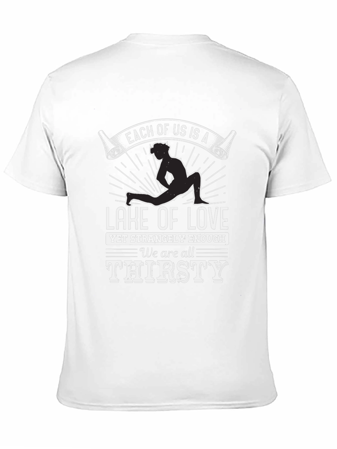 Lake of Love Graphic Tee - Unique Yoga Design