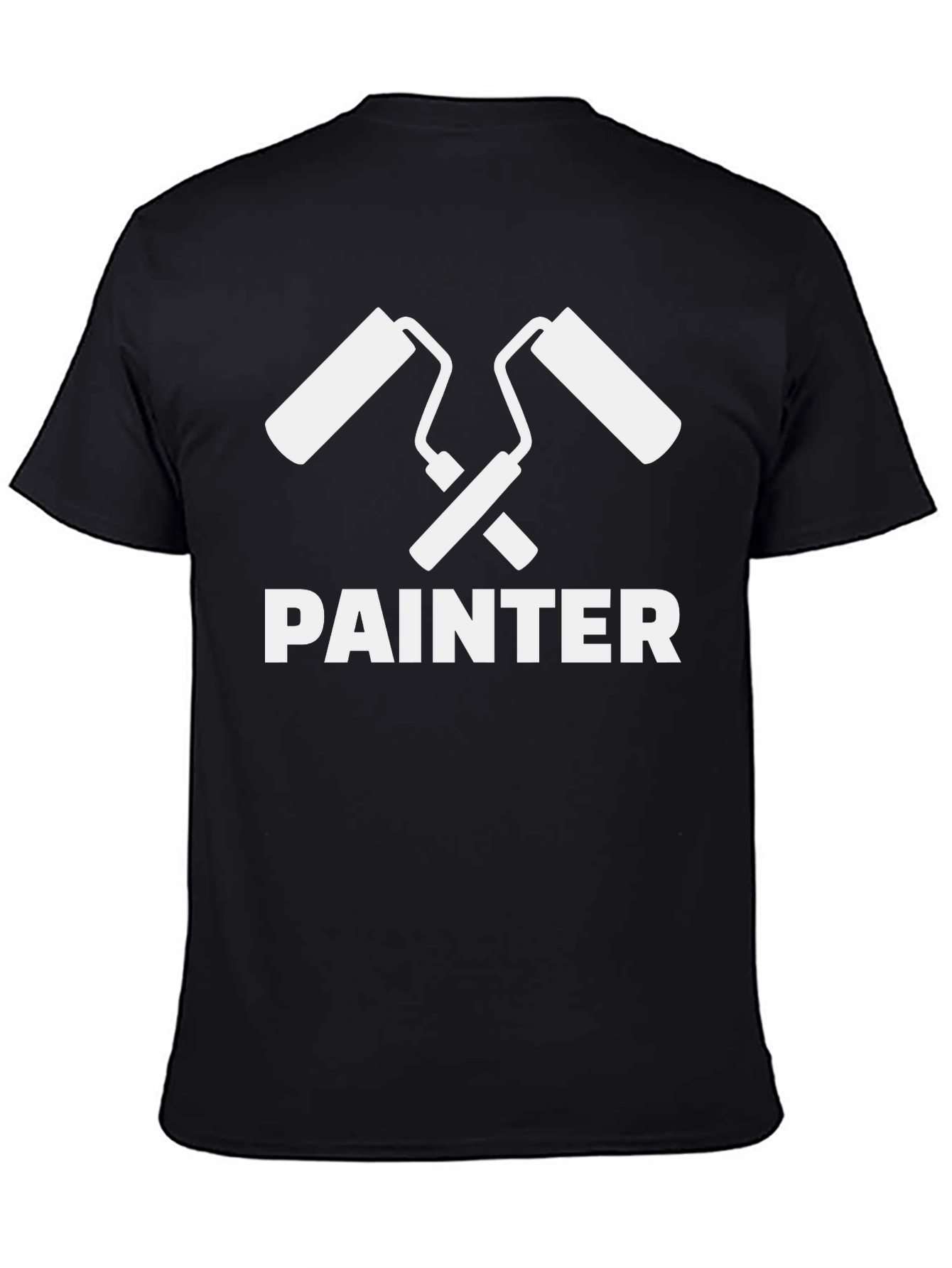 Painter T-Shirt - Crossed Paint Rollers Graphic Tee