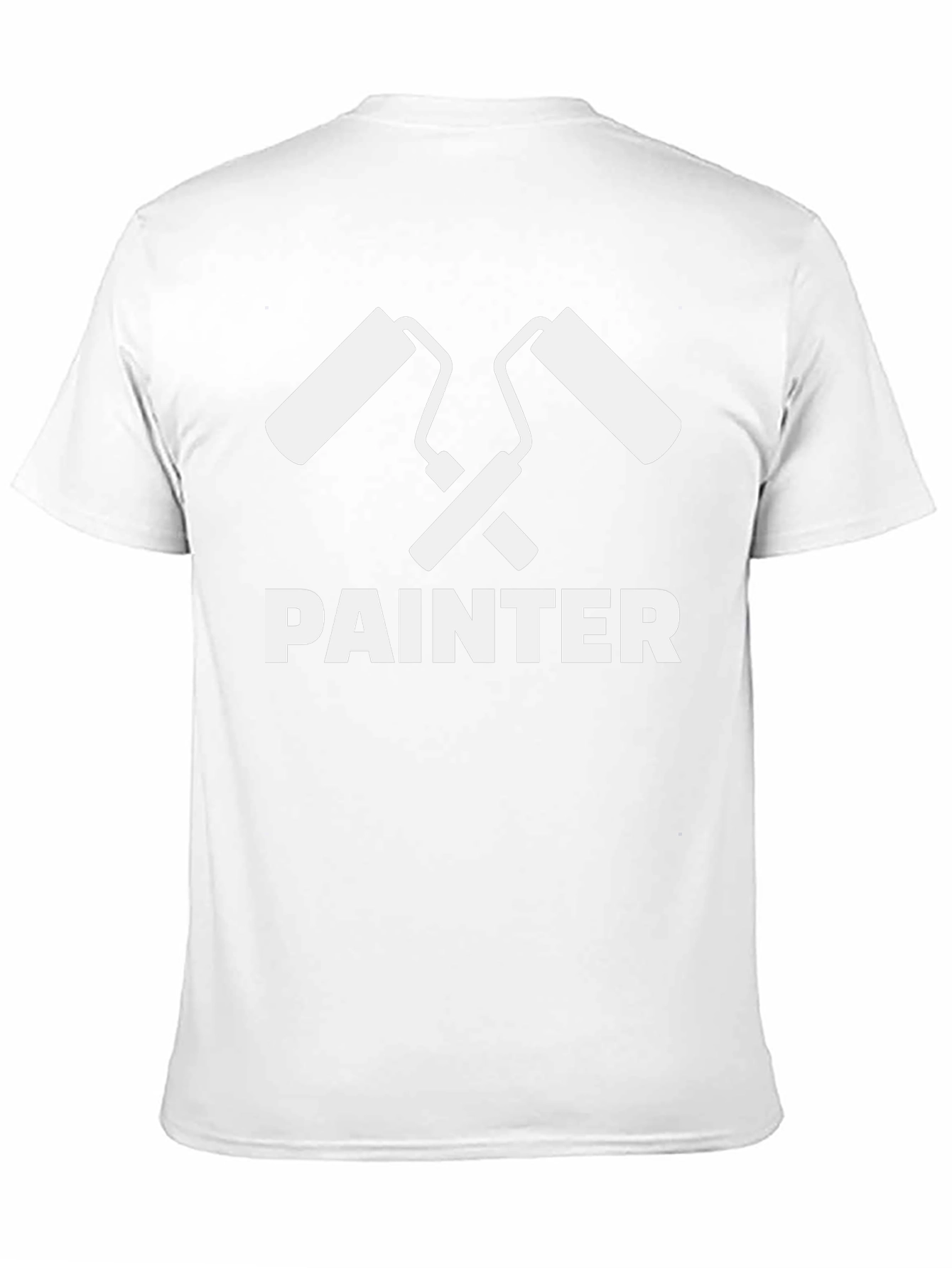 Painter T-Shirt - Crossed Paint Rollers Graphic Tee