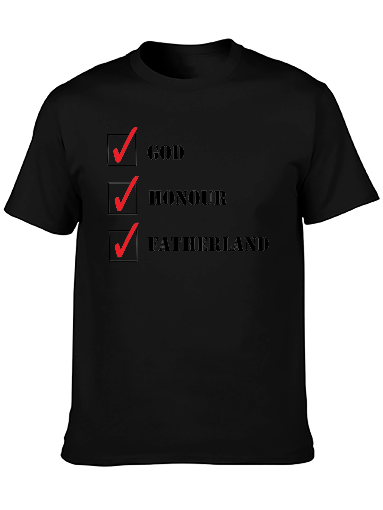 God Honour Fatherland T-Shirt