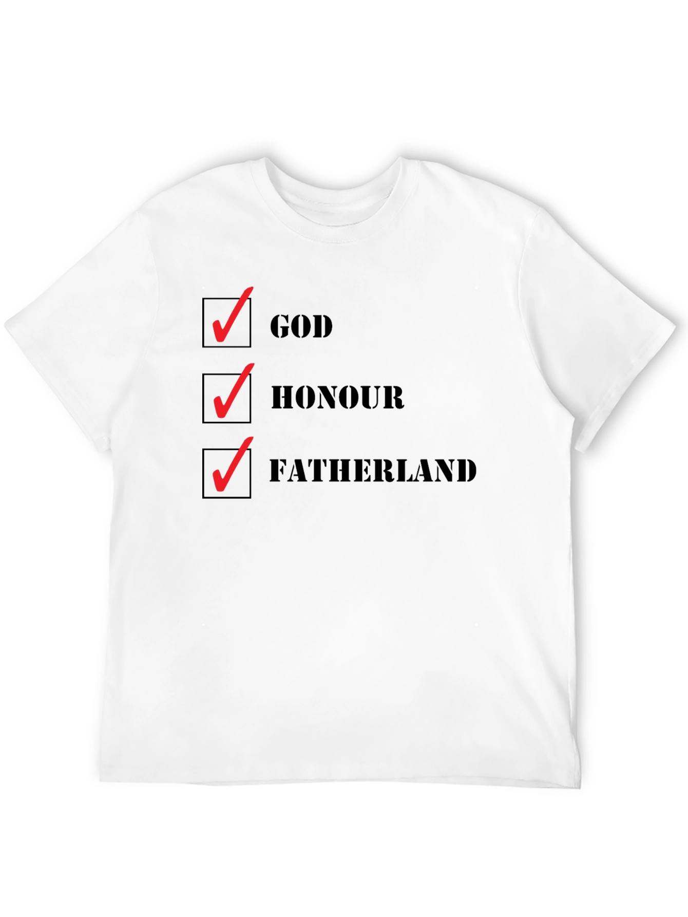 God Honour Fatherland T-Shirt
