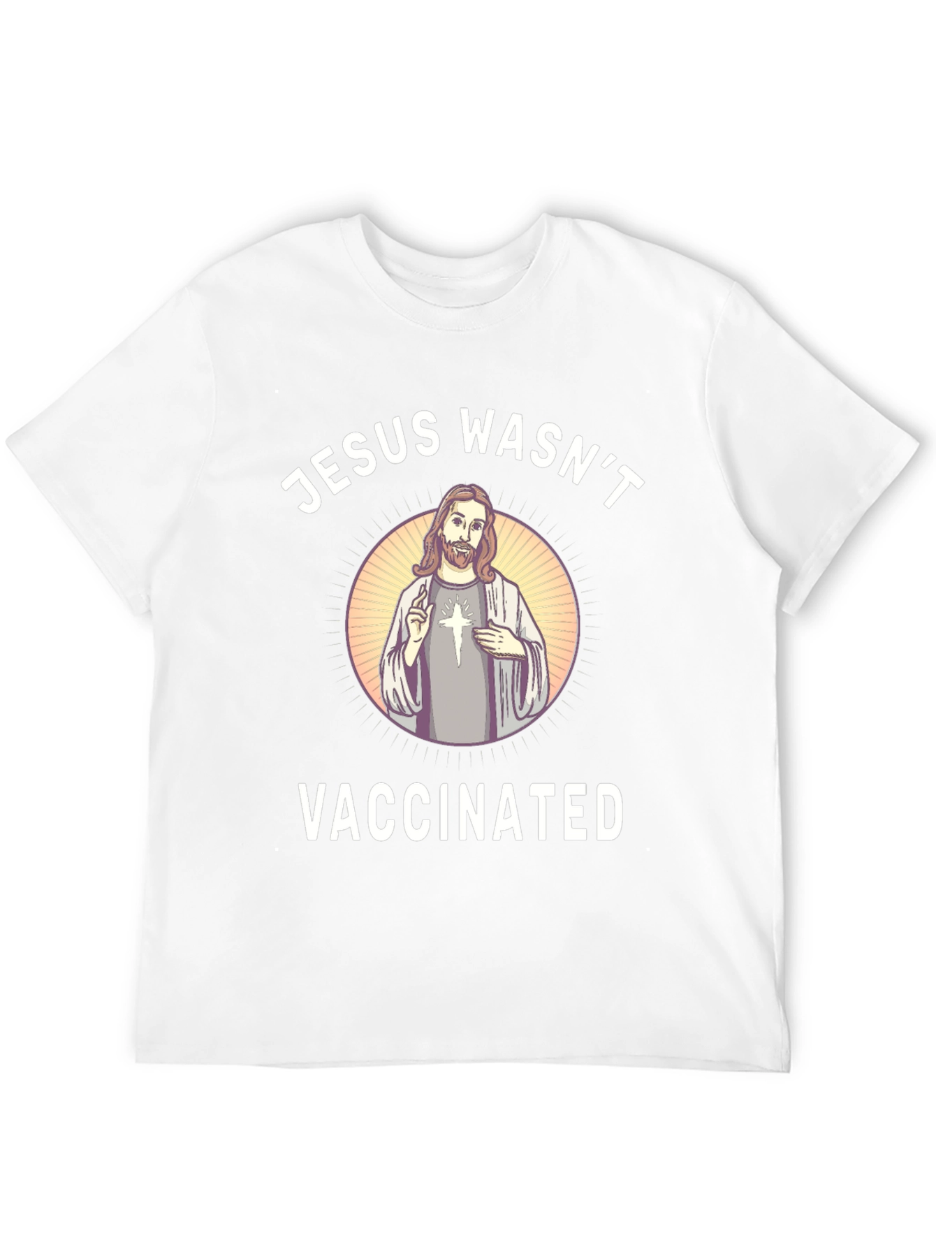 Jesus Wasnt Vaccinated Graphic Tee