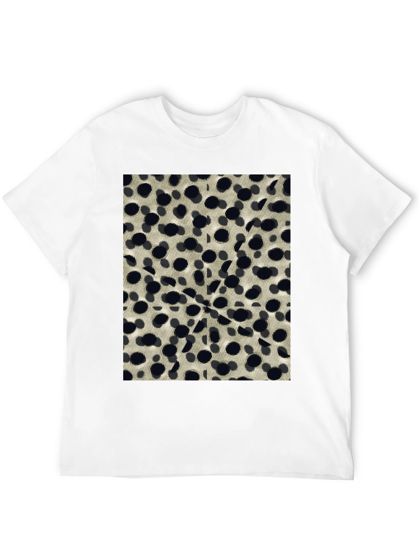 Abstract Dotted Black T-Shirt