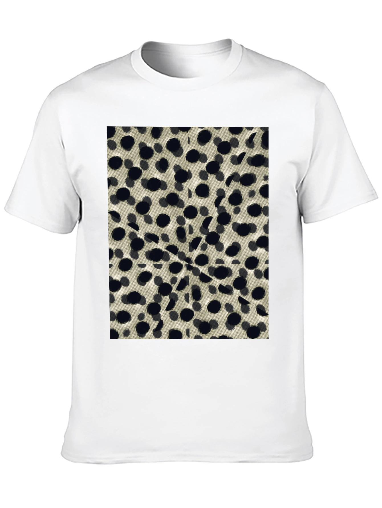 Abstract Dotted Black T-Shirt