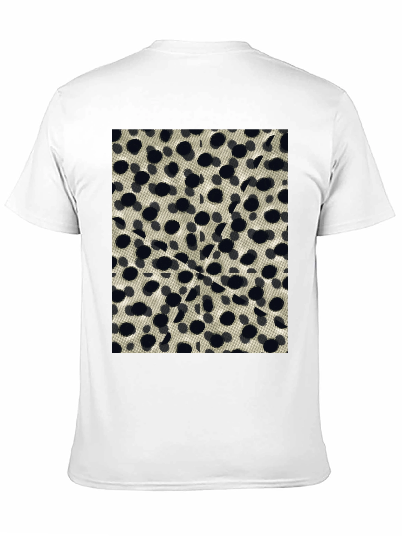 Abstract Dotted Black T-Shirt