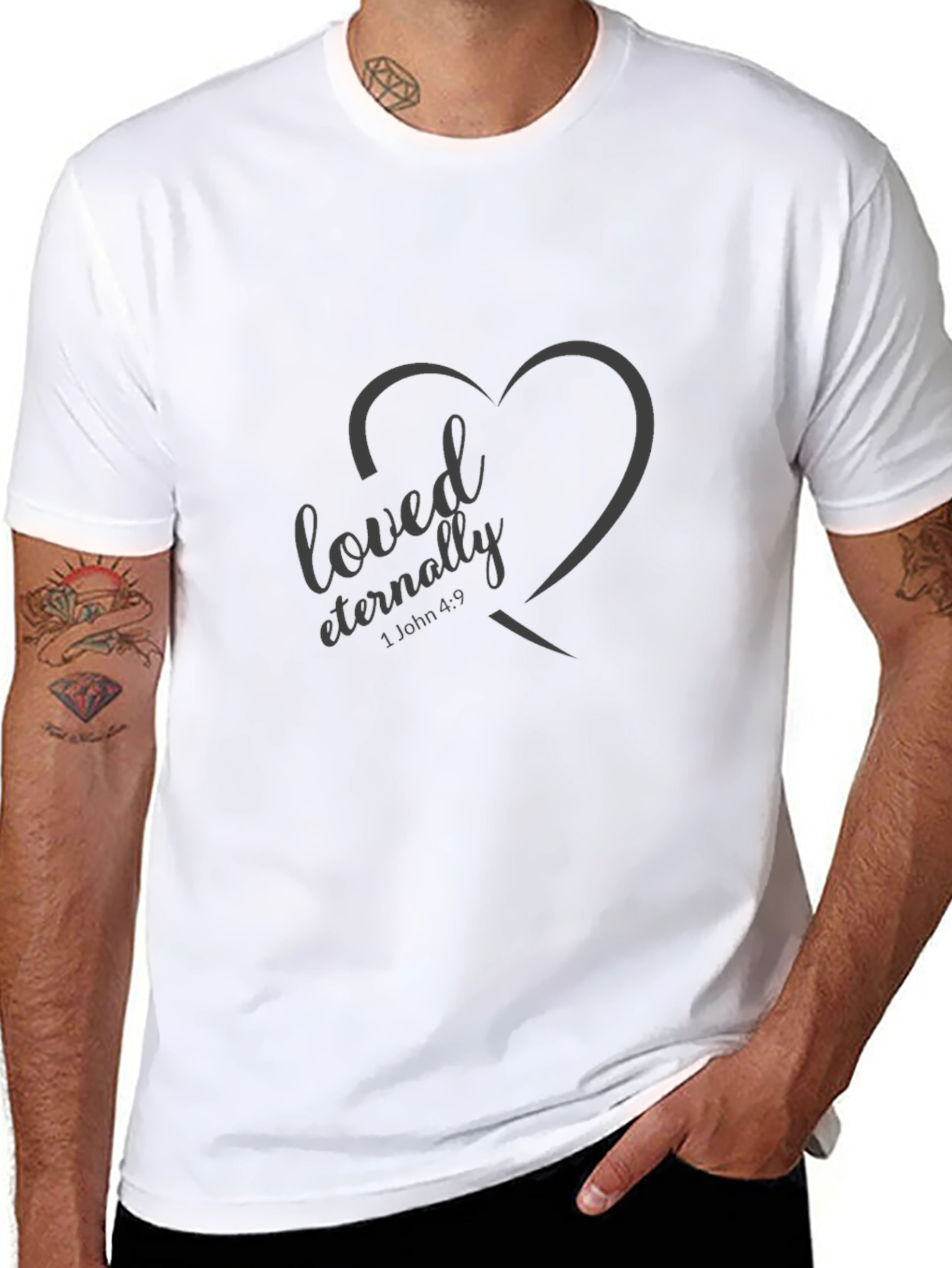 Loved Eternally T-Shirt - Christian Apparel